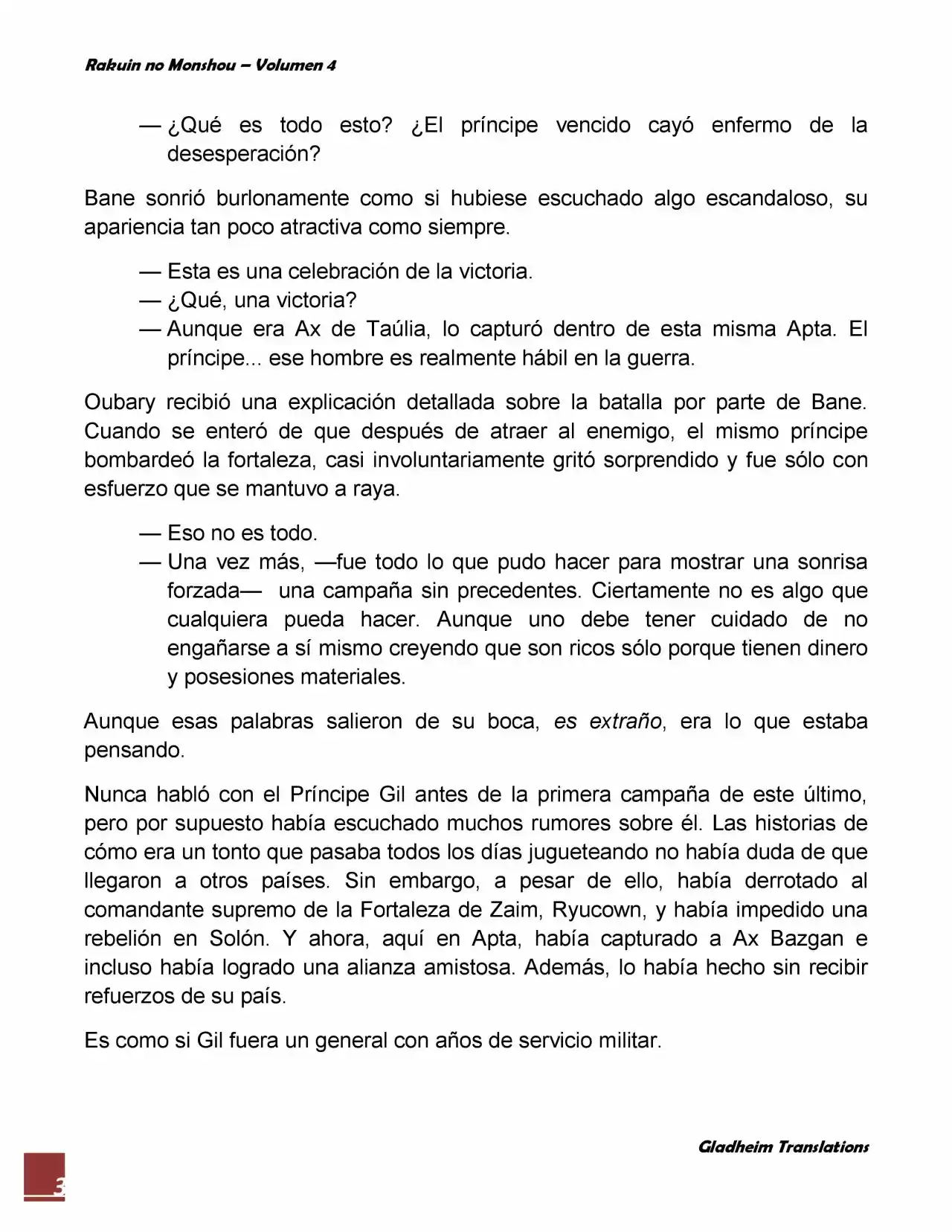 Rakuin No Monshou (Novela) - Capítulo 25 - Página 3 - LectorTMOo