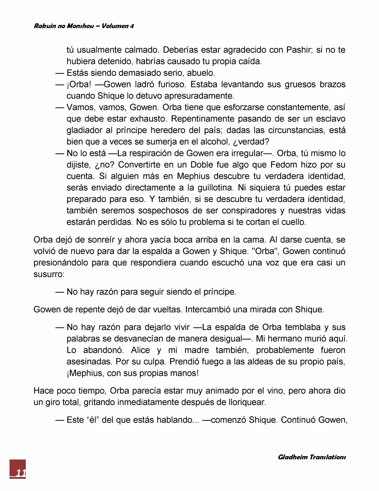 Rakuin No Monshou (Novela) - Capítulo 25 - Página 11 - LectorTMOo