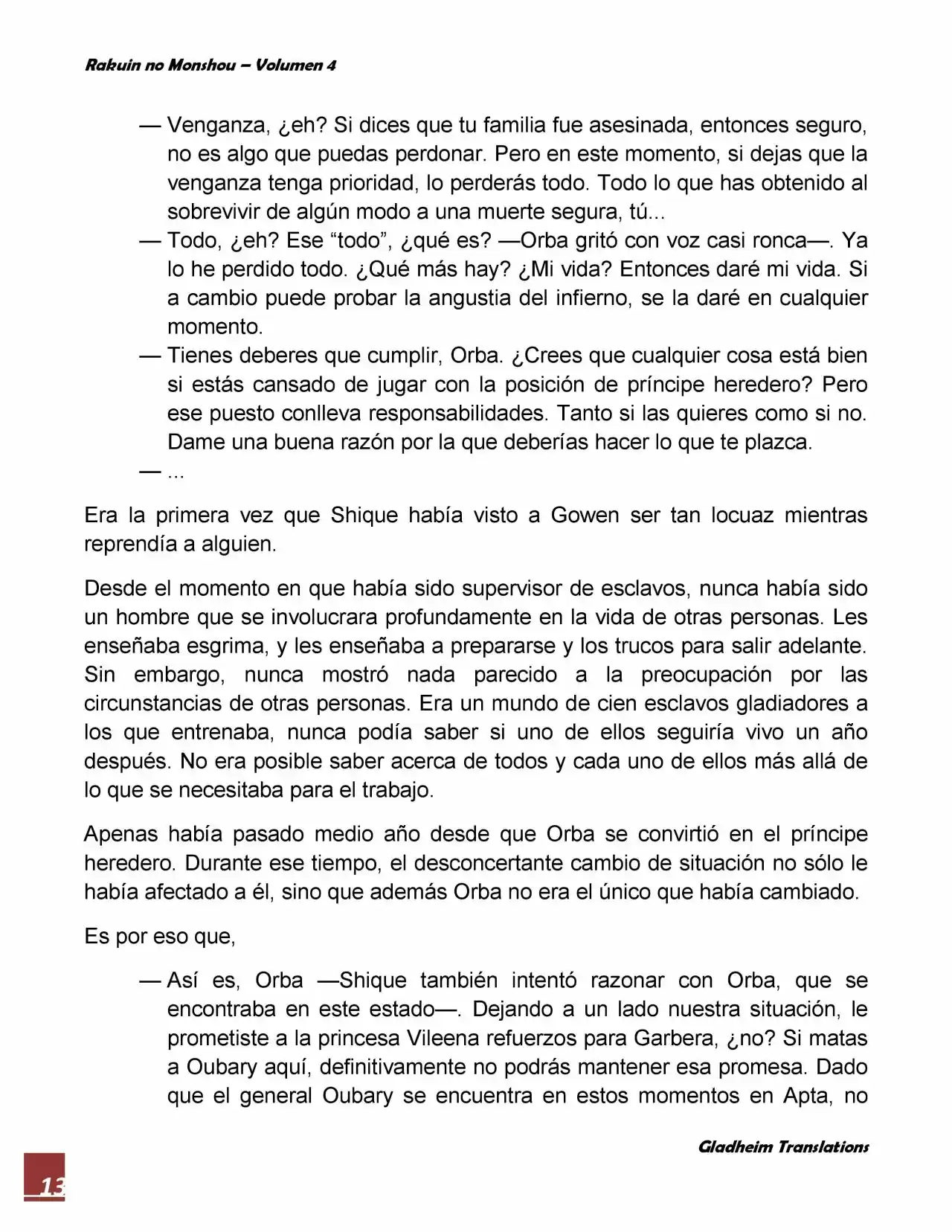 Rakuin No Monshou (Novela) - Capítulo 25 - Página 13 - LectorTMOo