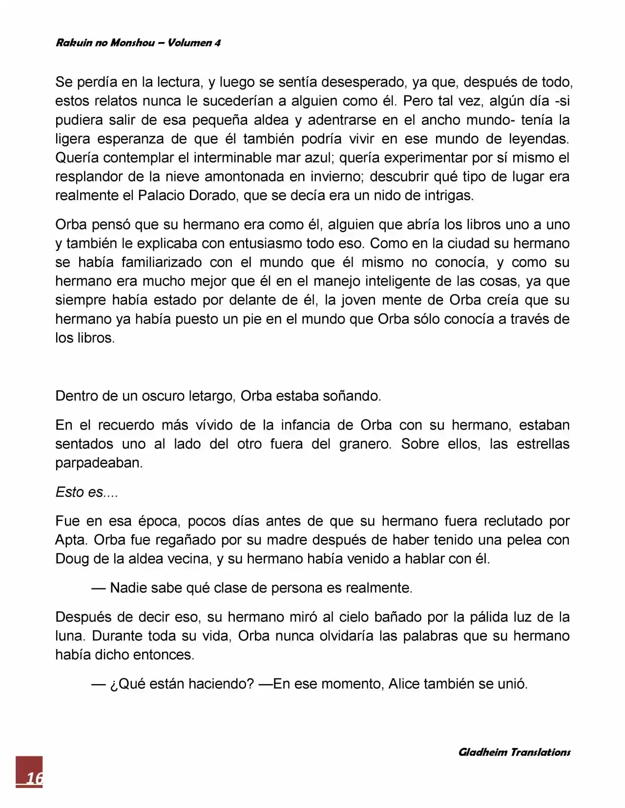 Rakuin No Monshou (Novela) - Capítulo 25 - Página 16 - LectorTMOo