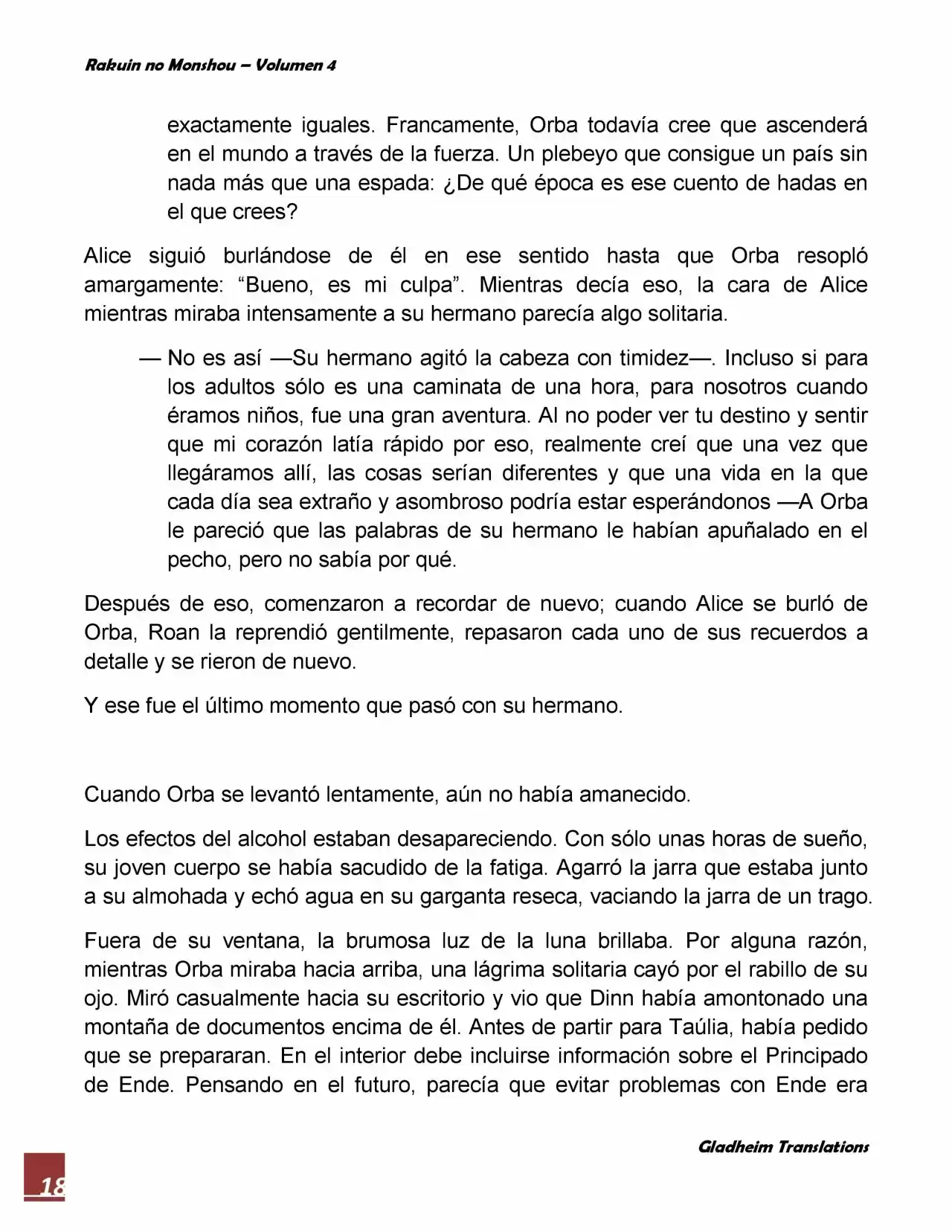 Rakuin No Monshou (Novela) - Capítulo 25 - Página 18 - LectorTMOo