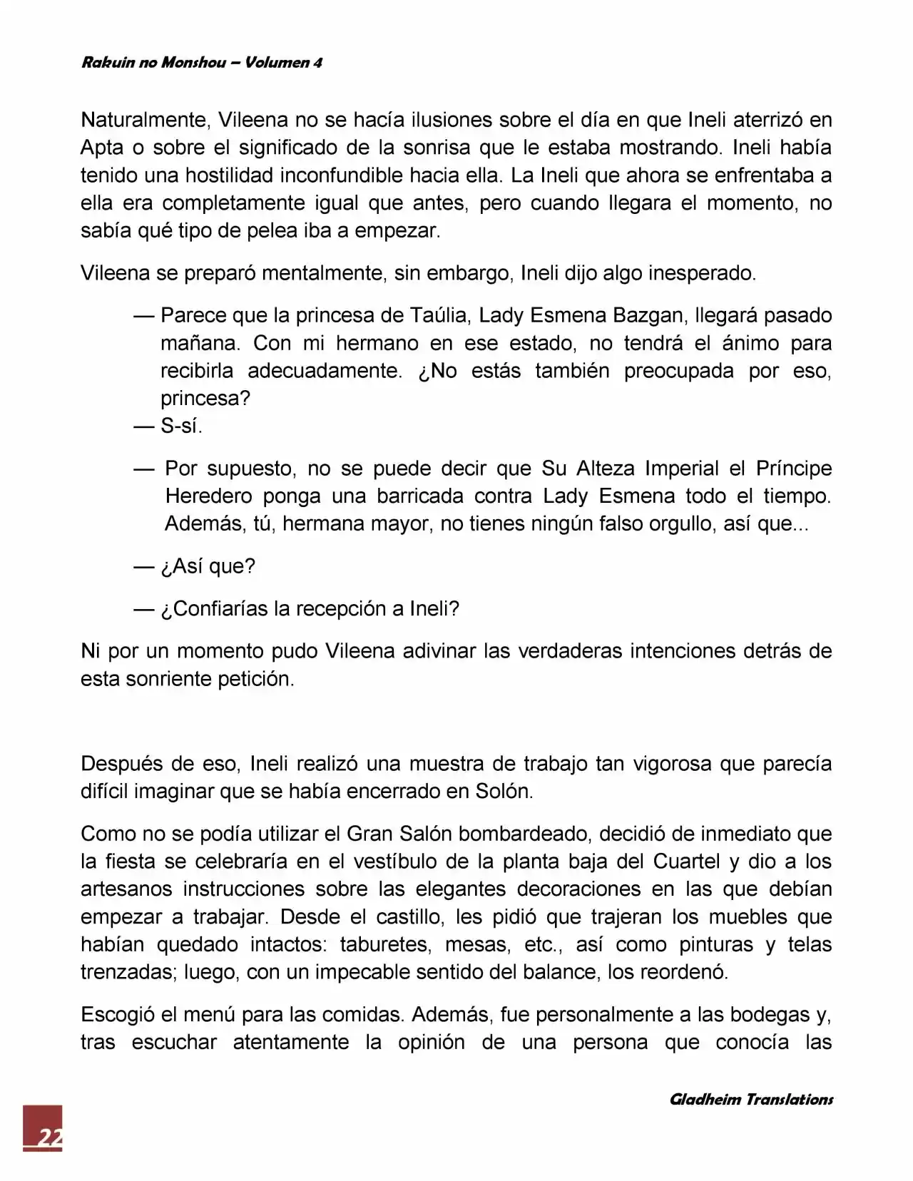 Rakuin No Monshou (Novela) - Capítulo 26 - Página 22 - LectorTMOo