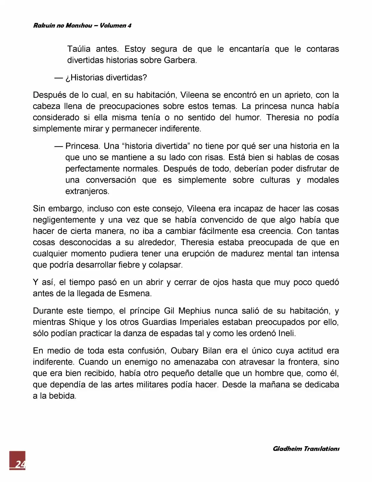 Rakuin No Monshou (Novela) - Capítulo 26 - Página 24 - LectorTMOo