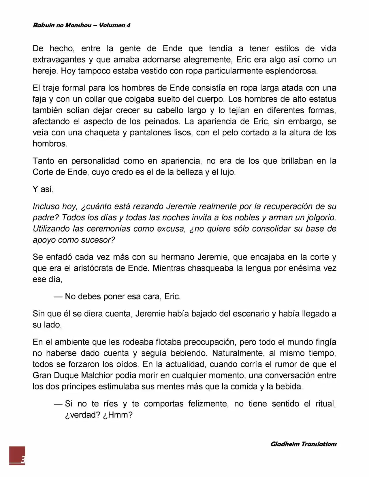 Rakuin No Monshou (Novela) - Capítulo 27 - Página 3 - LectorTMOo