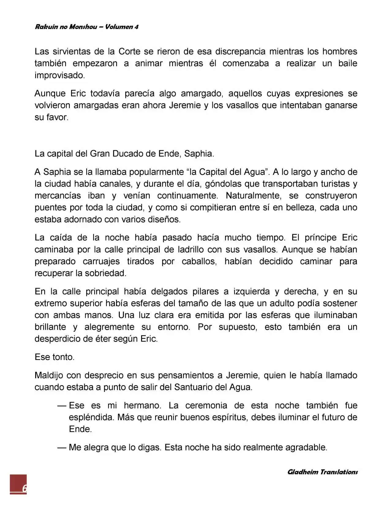 Rakuin No Monshou (Novela) - Capítulo 27 - Página 6 - LectorTMOo