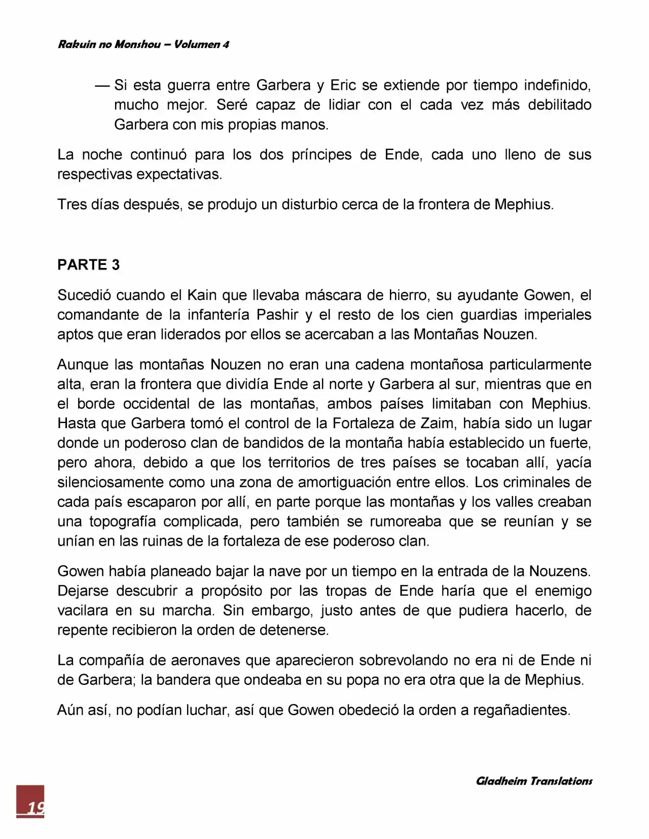 Rakuin No Monshou (Novela) - Capítulo 27 - Página 19 - LectorTMOo