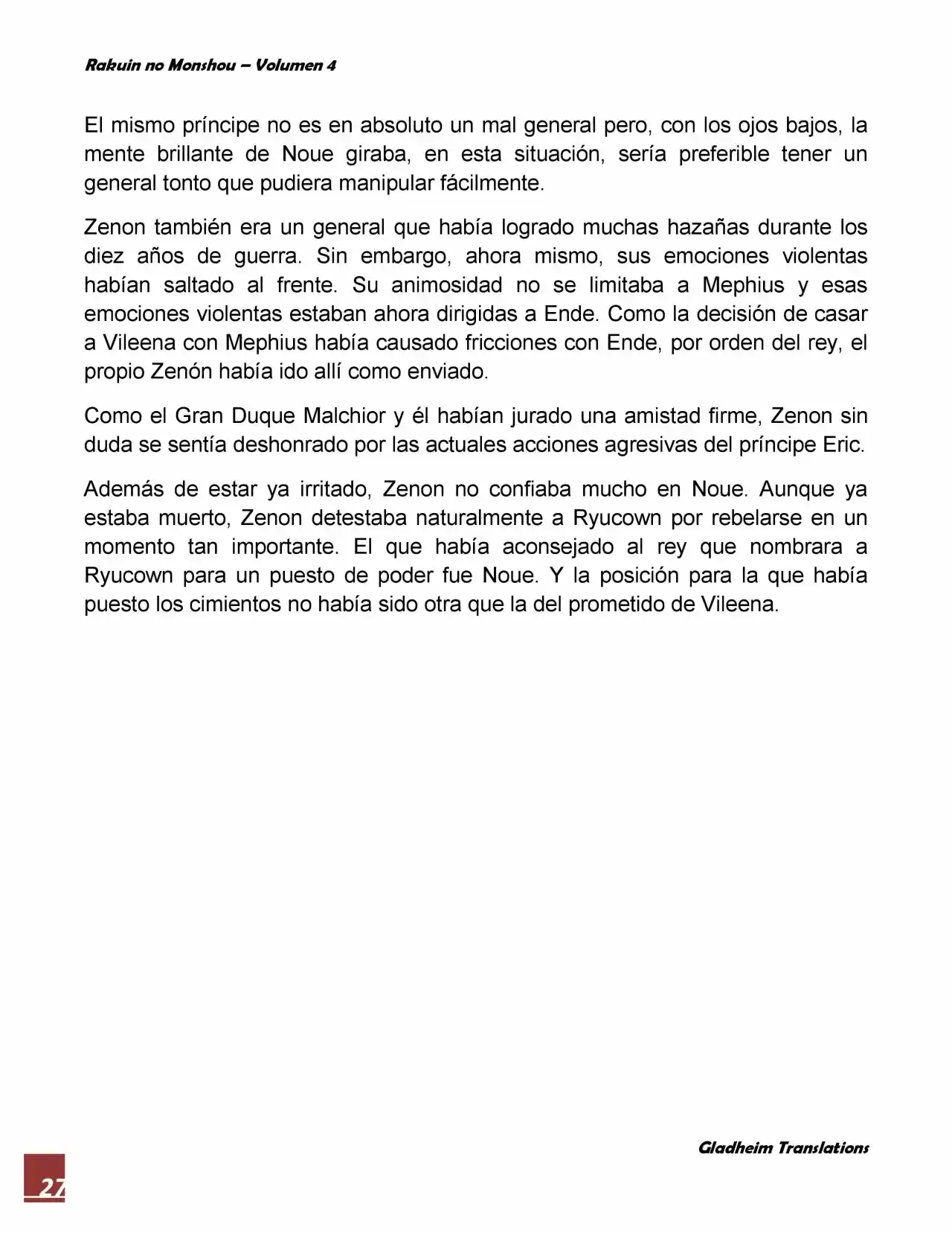 Rakuin No Monshou (Novela) - Capítulo 27 - Página 27 - LectorTMOo