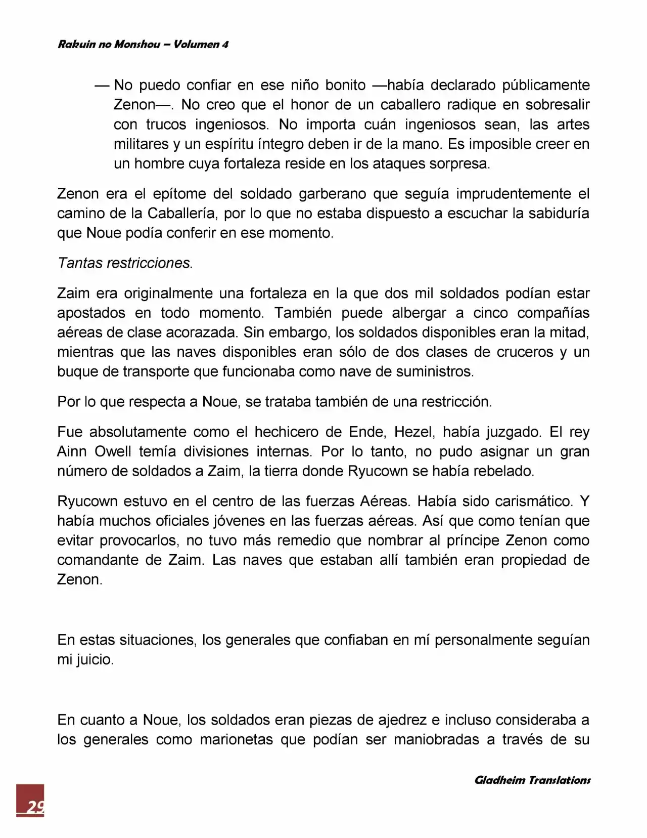 Rakuin No Monshou (Novela) - Capítulo 27 - Página 29 - LectorTMOo