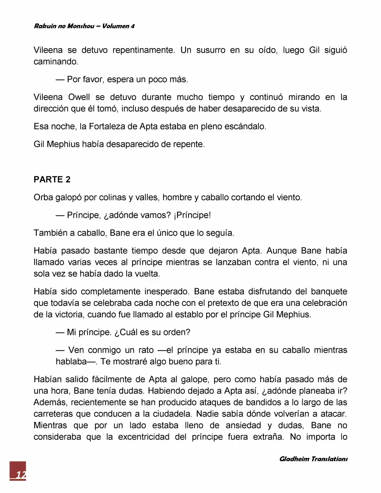 Rakuin No Monshou (Novela) - Capítulo 28 - Página 12 - LectorTMOo