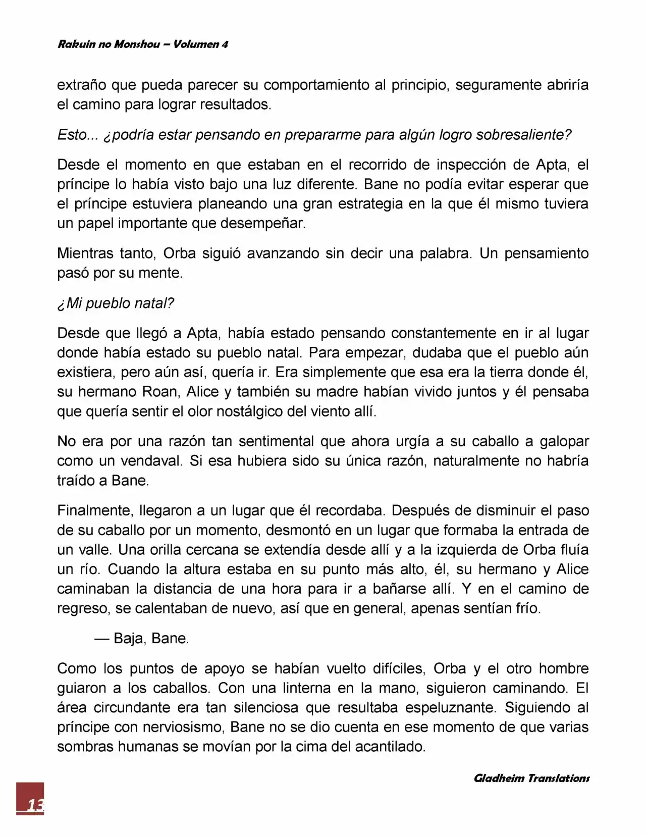 Rakuin No Monshou (Novela) - Capítulo 28 - Página 13 - LectorTMOo