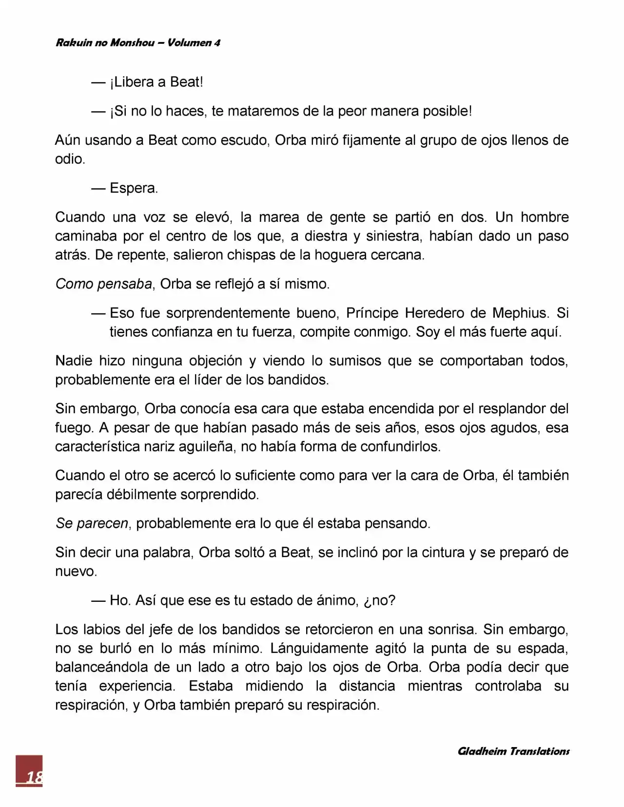 Rakuin No Monshou (Novela) - Capítulo 28 - Página 18 - LectorTMOo