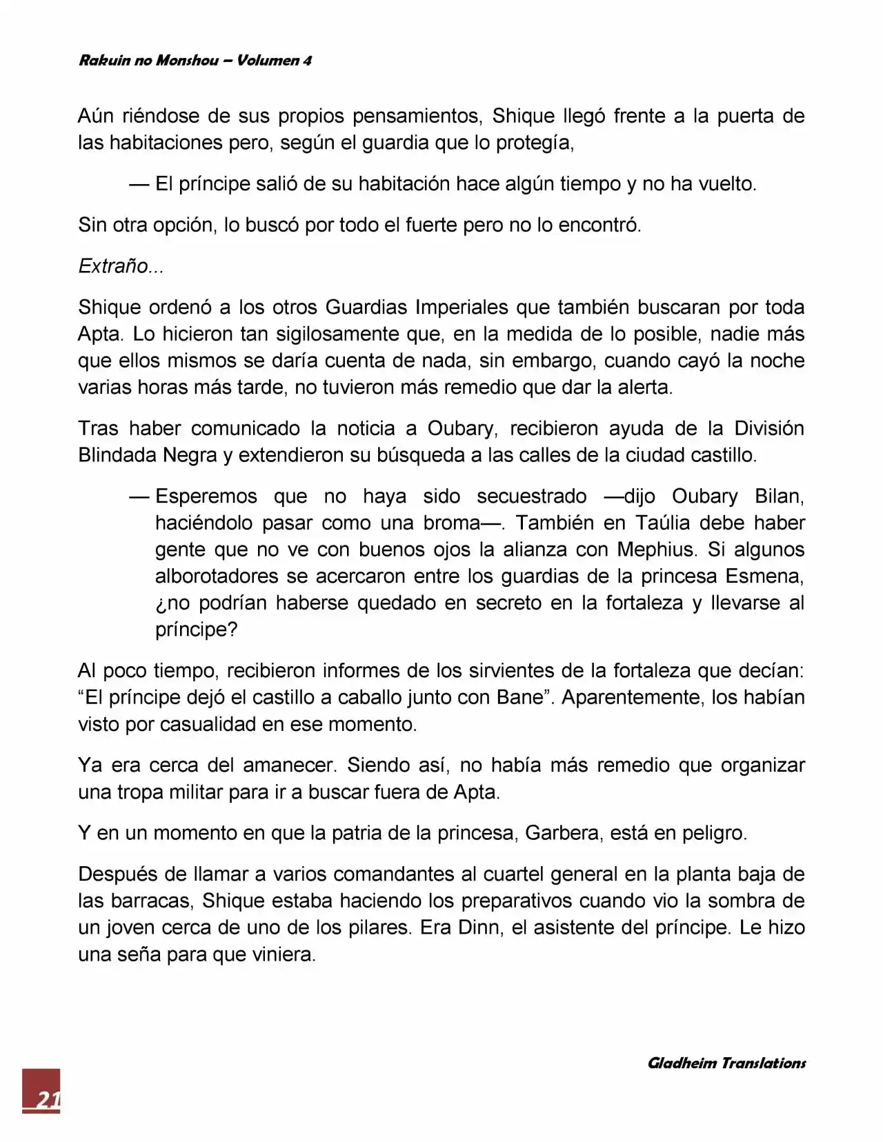 Rakuin No Monshou (Novela) - Capítulo 28 - Página 21 - LectorTMOo
