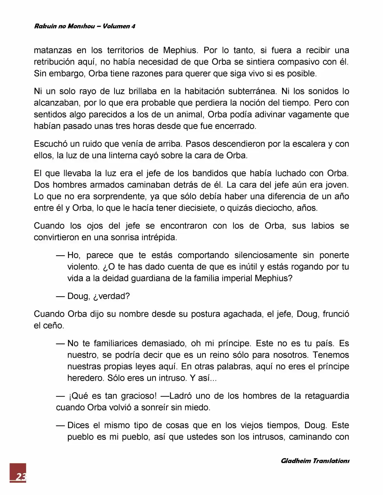 Rakuin No Monshou (Novela) - Capítulo 28 - Página 23 - LectorTMOo
