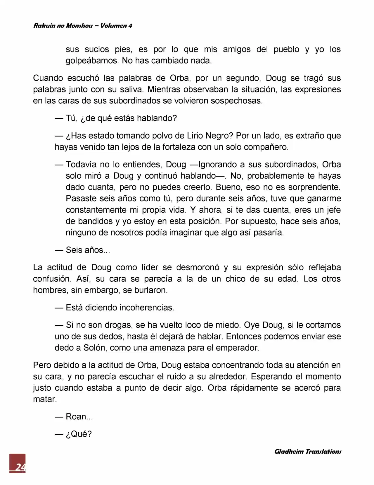 Rakuin No Monshou (Novela) - Capítulo 28 - Página 24 - LectorTMOo