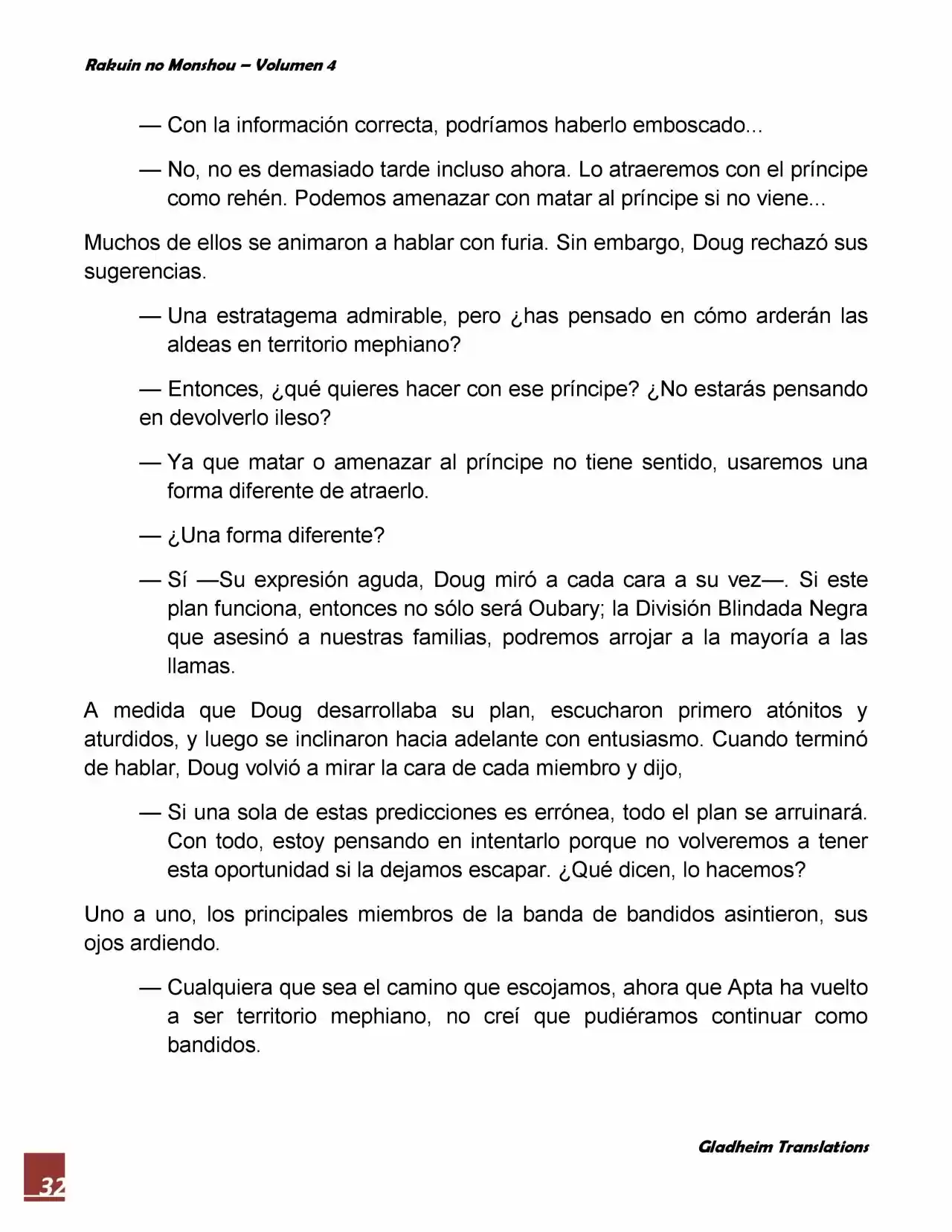 Rakuin No Monshou (Novela) - Capítulo 28 - Página 32 - LectorTMOo