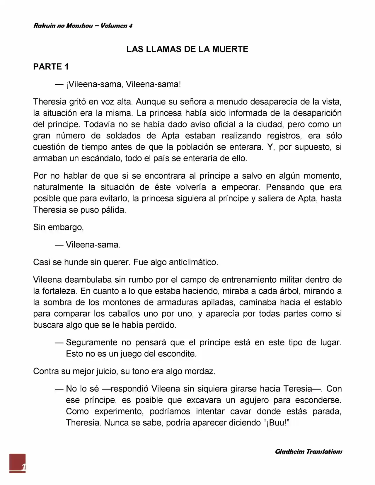 Rakuin No Monshou (Novela) - Capítulo 29 - Página 1 - LectorTMOo