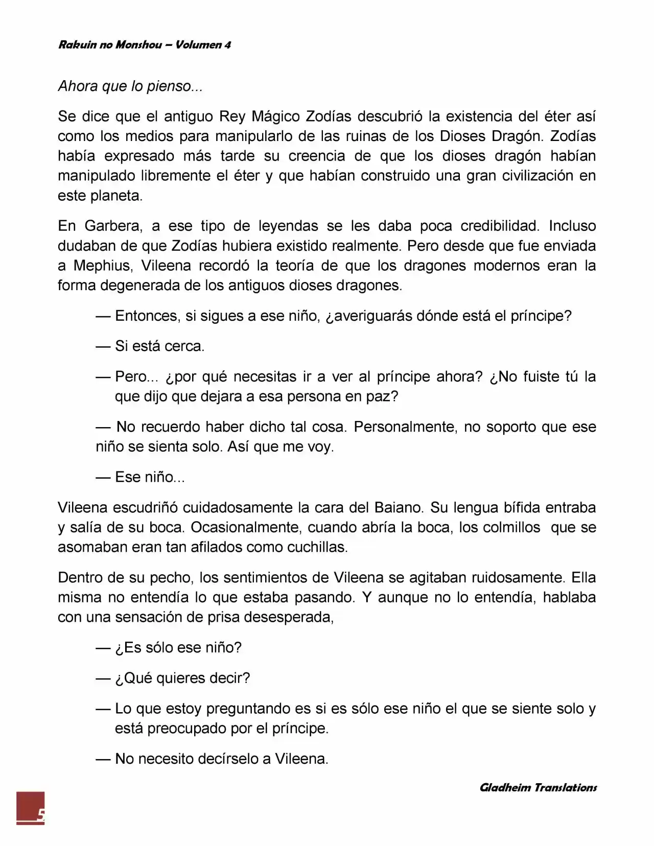 Rakuin No Monshou (Novela) - Capítulo 29 - Página 5 - LectorTMOo