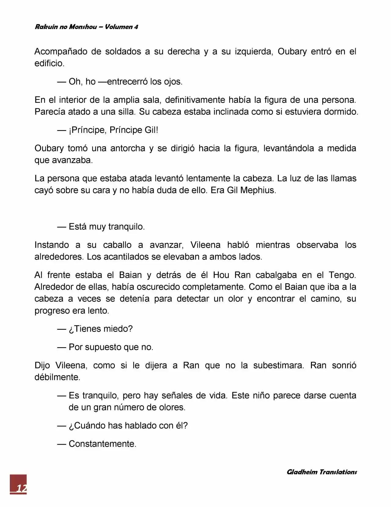 Rakuin No Monshou (Novela) - Capítulo 29 - Página 12 - LectorTMOo
