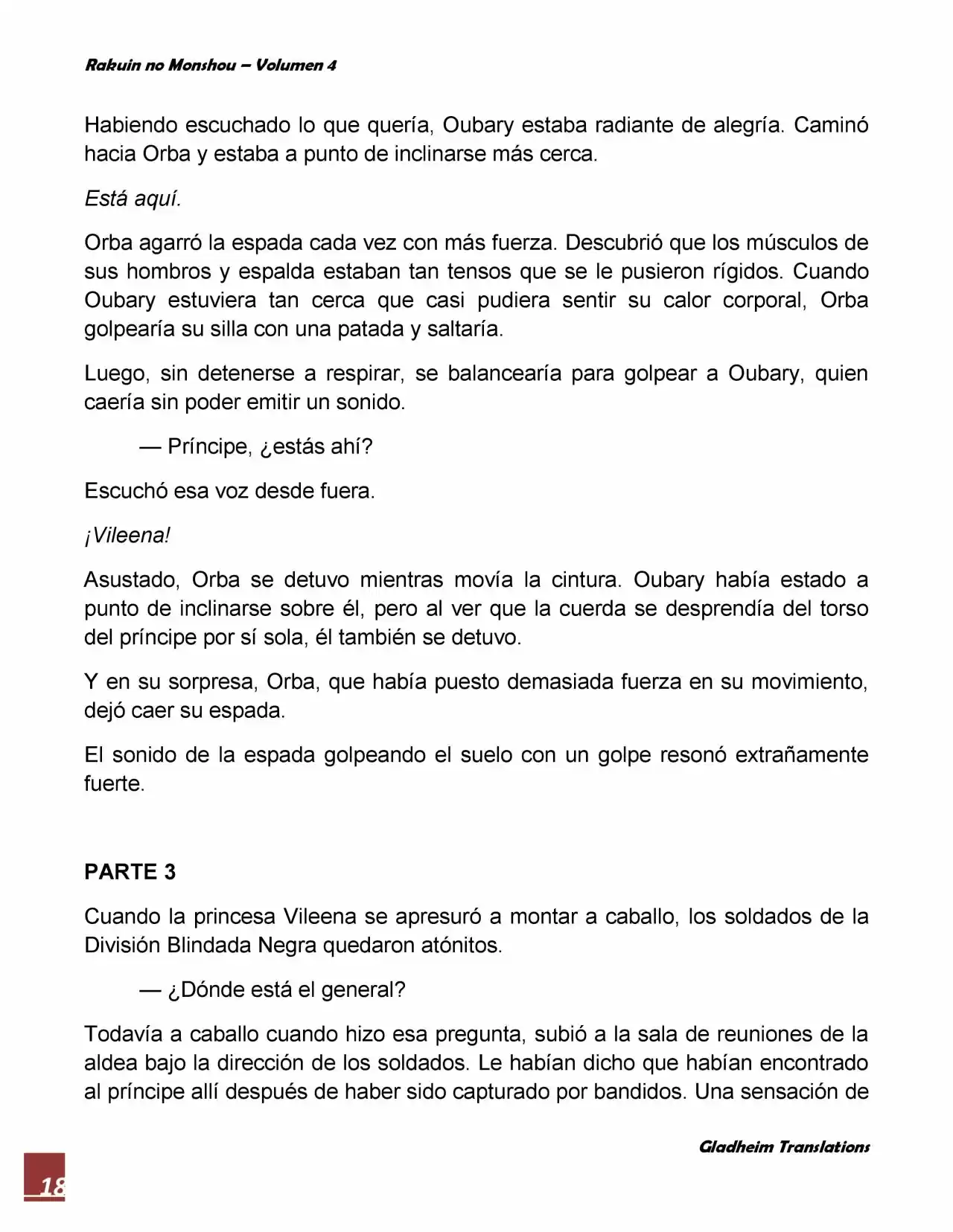 Rakuin No Monshou (Novela) - Capítulo 29 - Página 18 - LectorTMOo