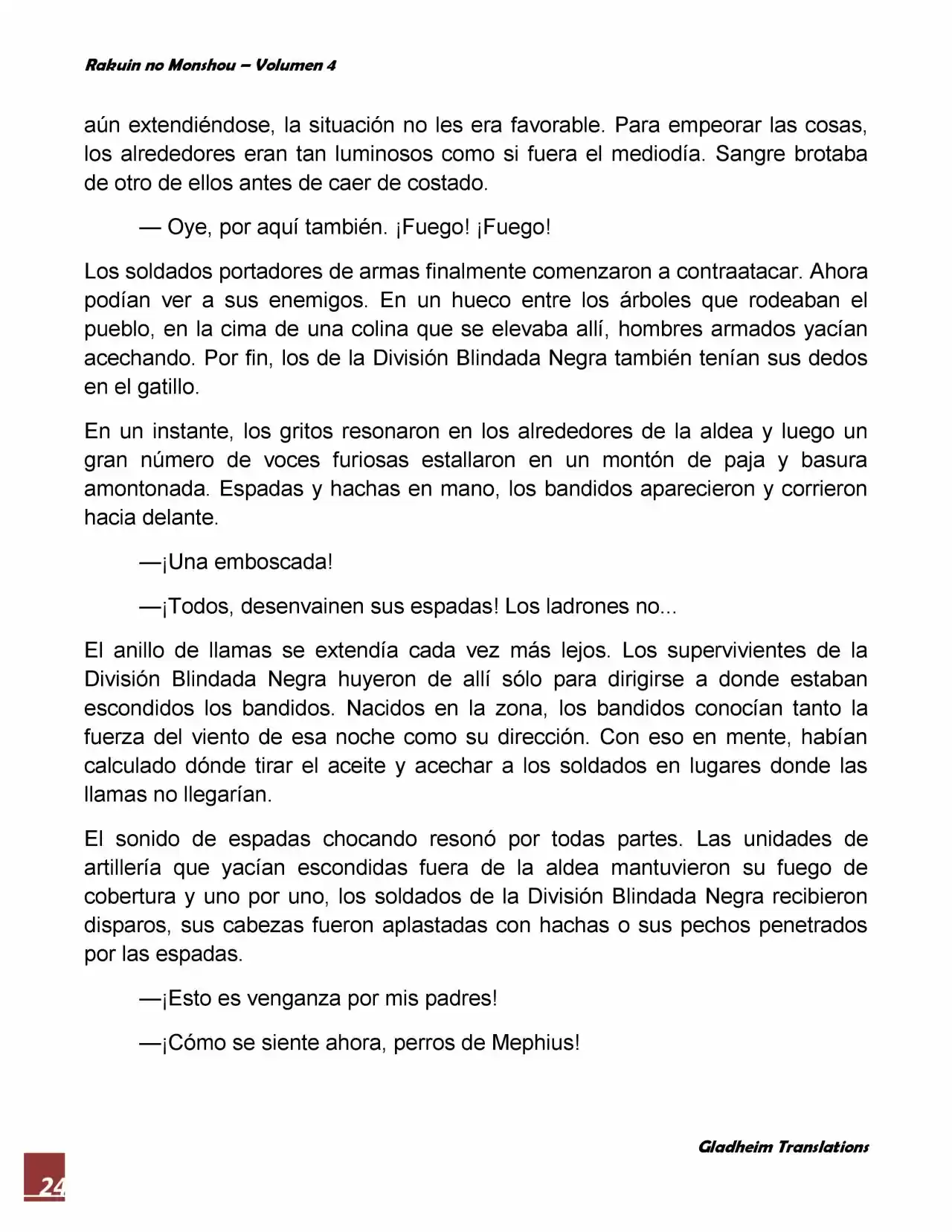 Rakuin No Monshou (Novela) - Capítulo 29 - Página 24 - LectorTMOo