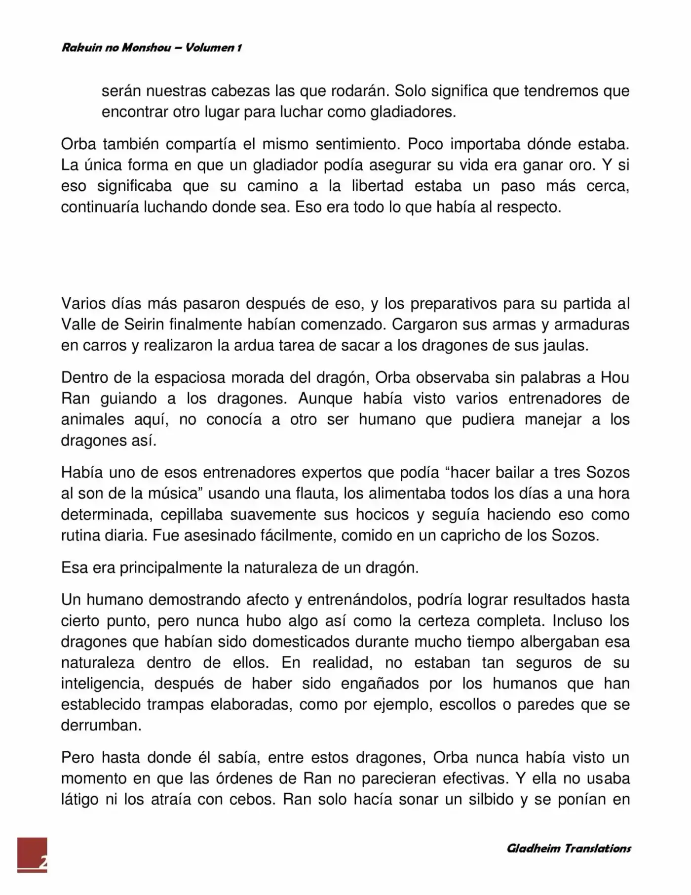 Rakuin No Monshou (Novela) - Capítulo 3 - Página 2 - LectorTMOo