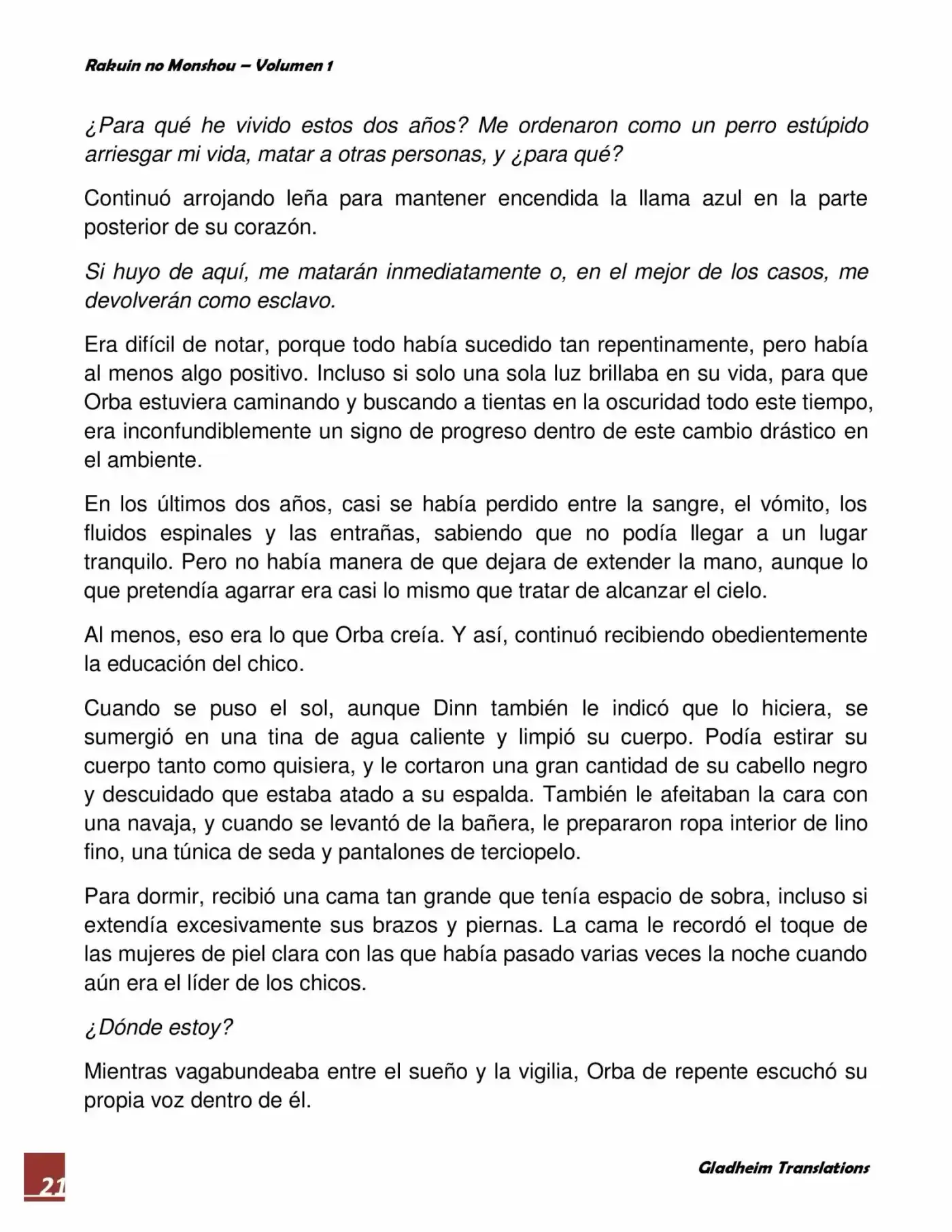 Rakuin No Monshou (Novela) - Capítulo 3 - Página 21 - LectorTMOo