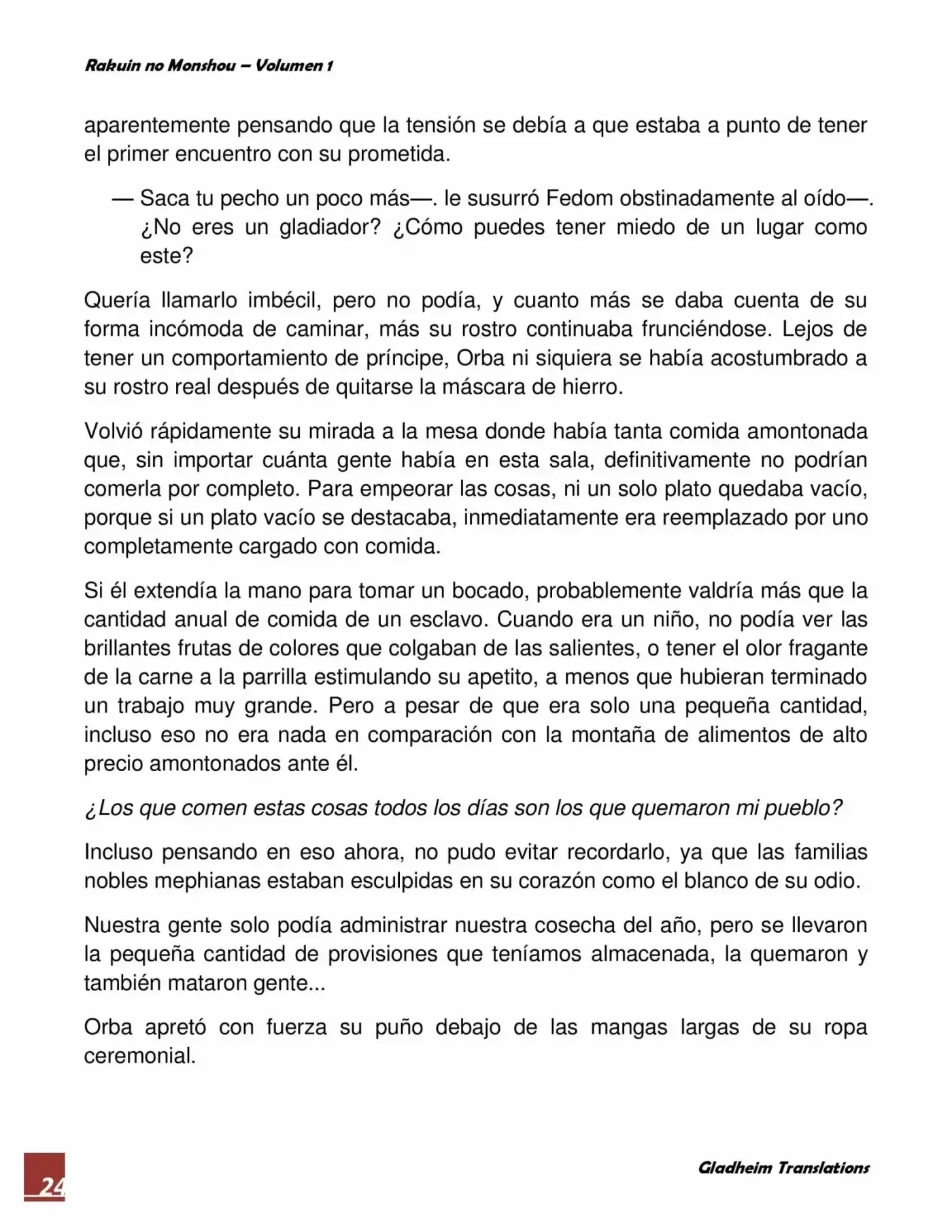 Rakuin No Monshou (Novela) - Capítulo 3 - Página 24 - LectorTMOo
