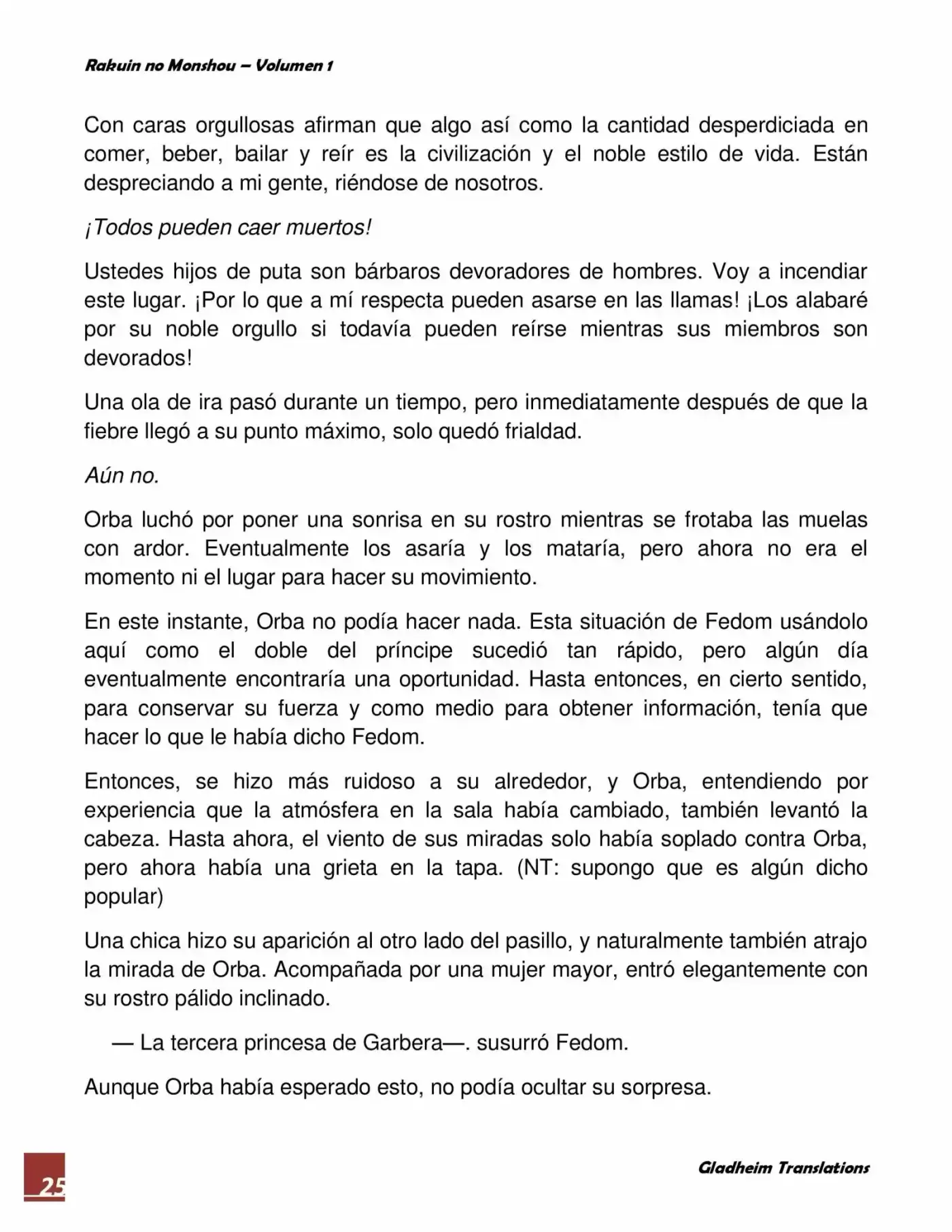 Rakuin No Monshou (Novela) - Capítulo 3 - Página 25 - LectorTMOo