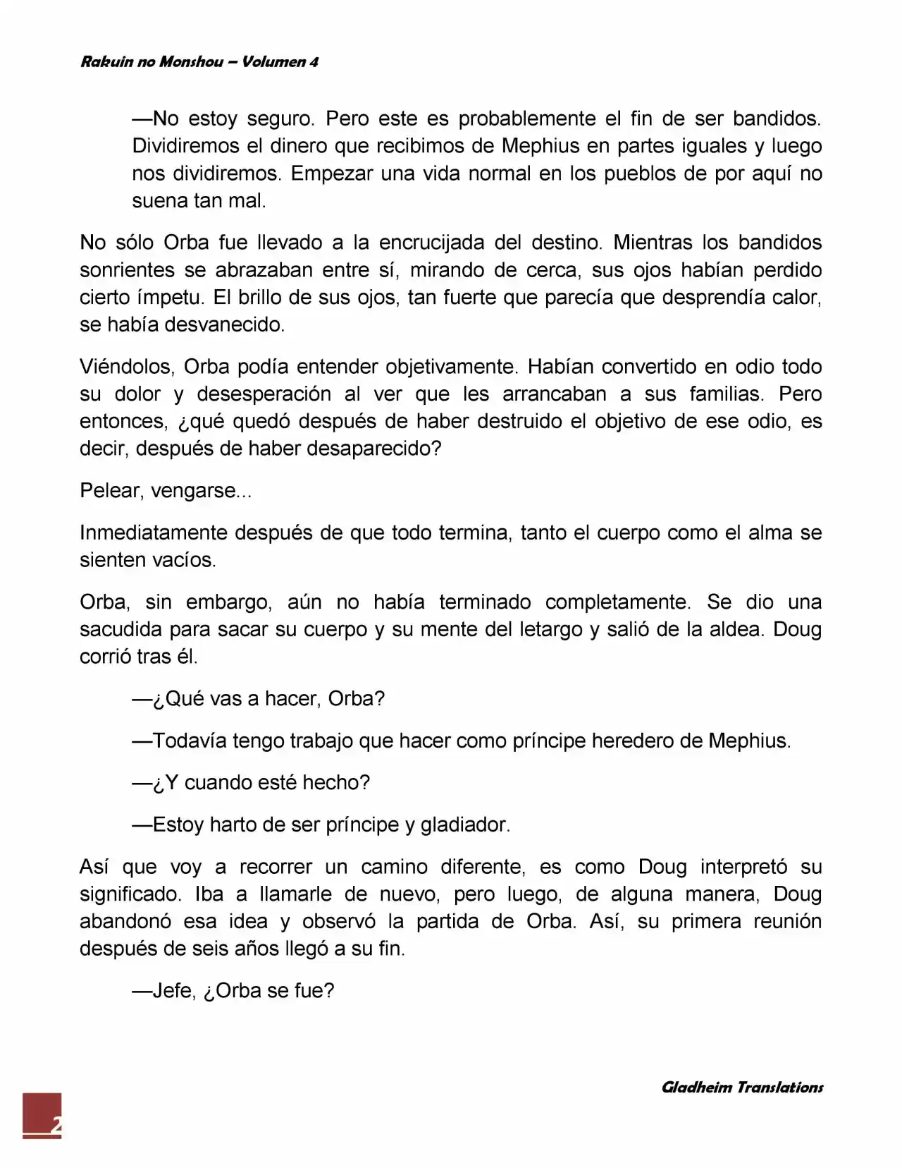 Rakuin No Monshou (Novela) - Capítulo 30 - Página 2 - LectorTMOo