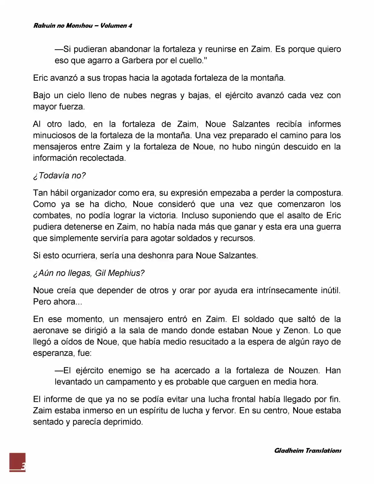 Rakuin No Monshou (Novela) - Capítulo 31 - Página 3 - LectorTMOo