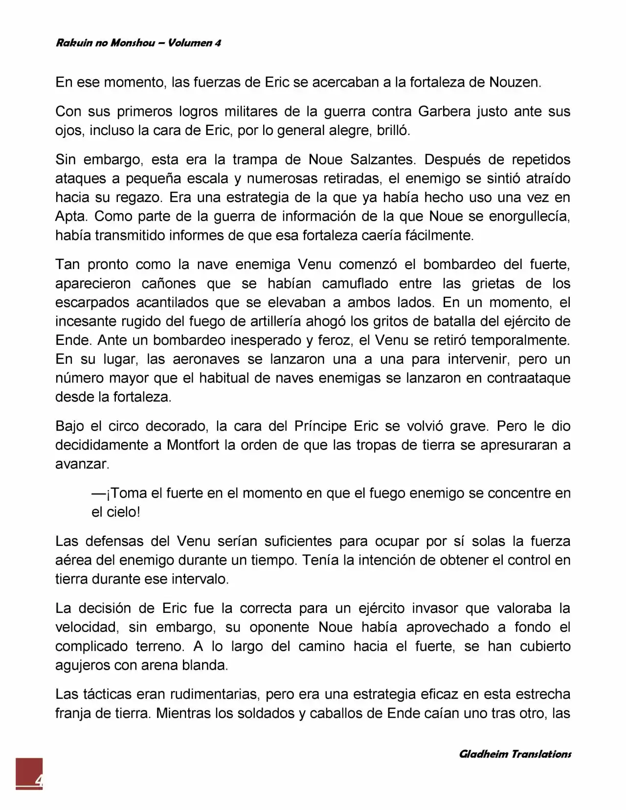 Rakuin No Monshou (Novela) - Capítulo 31 - Página 4 - LectorTMOo