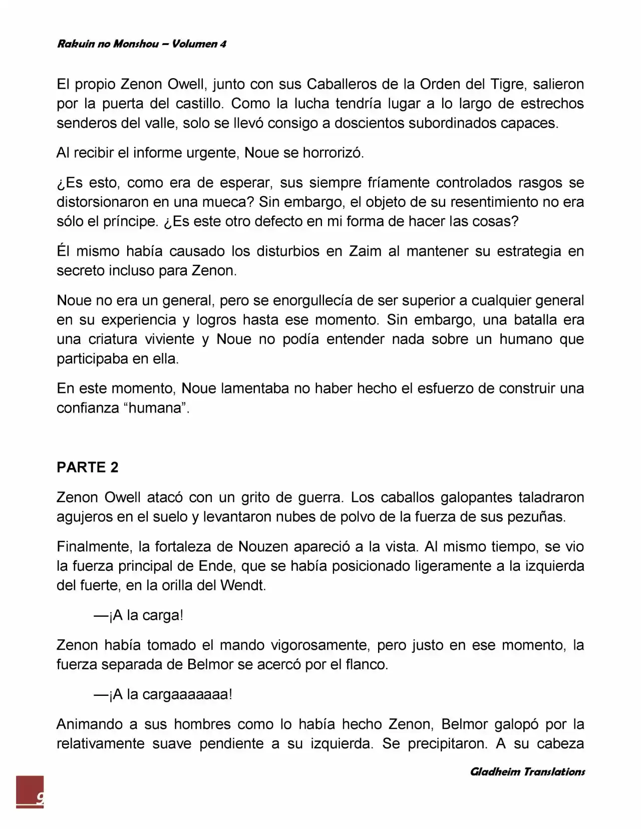 Rakuin No Monshou (Novela) - Capítulo 31 - Página 9 - LectorTMOo