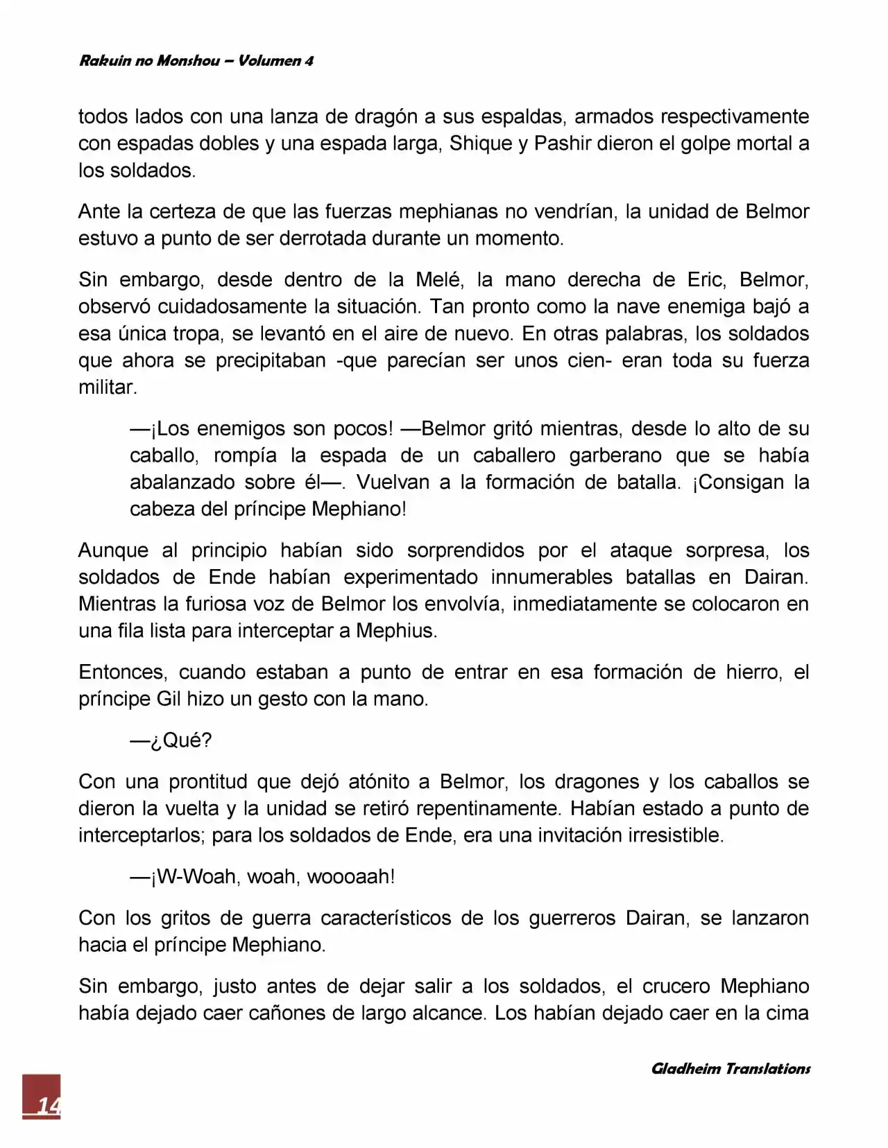 Rakuin No Monshou (Novela) - Capítulo 31 - Página 14 - LectorTMOo