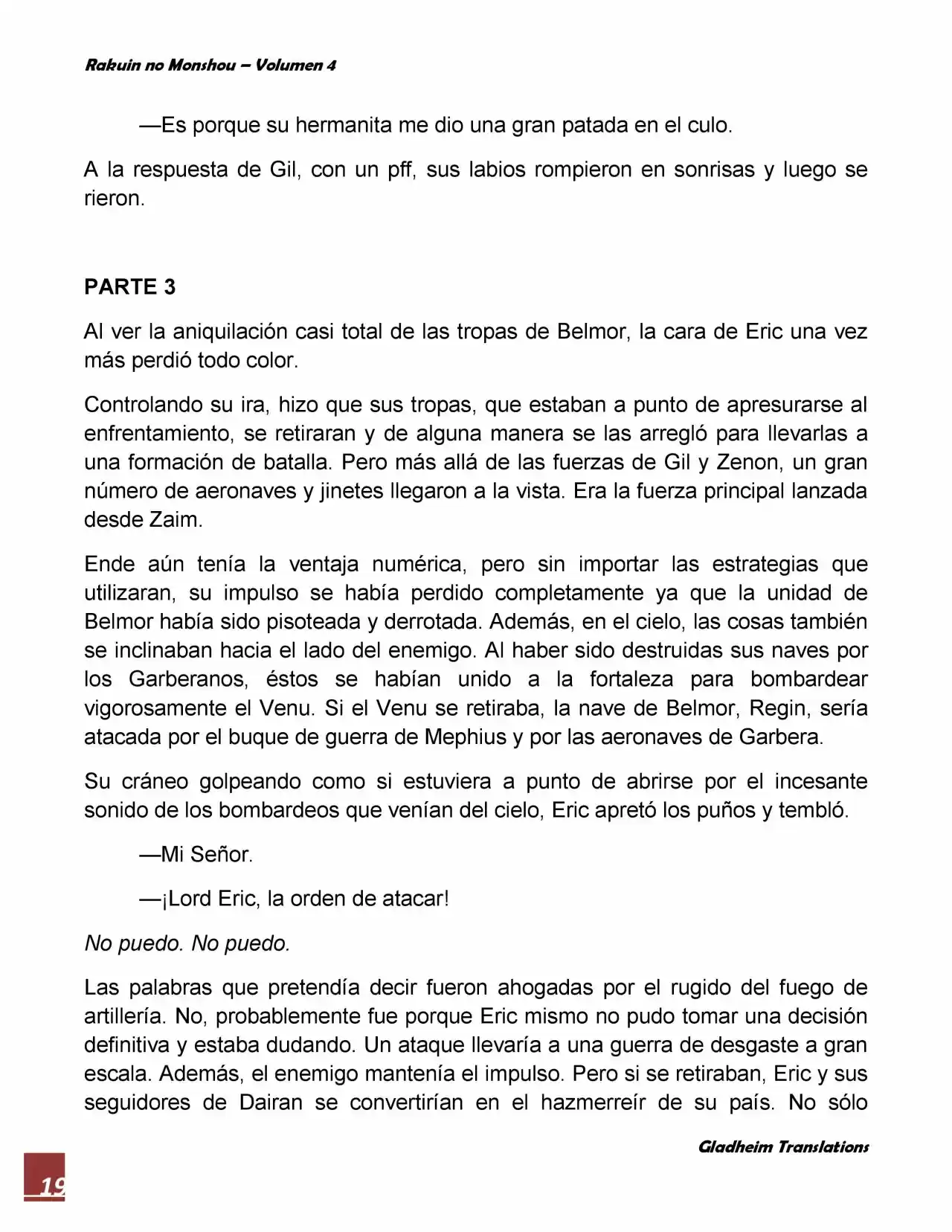 Rakuin No Monshou (Novela) - Capítulo 31 - Página 19 - LectorTMOo