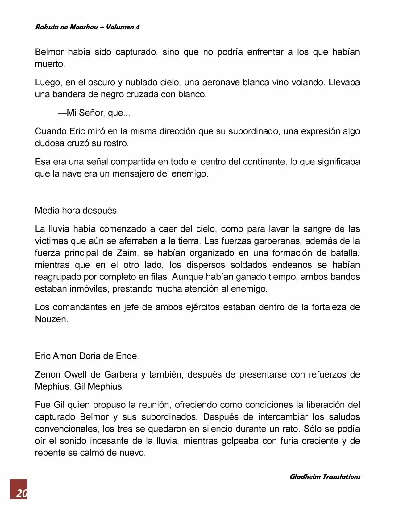 Rakuin No Monshou (Novela) - Capítulo 31 - Página 20 - LectorTMOo