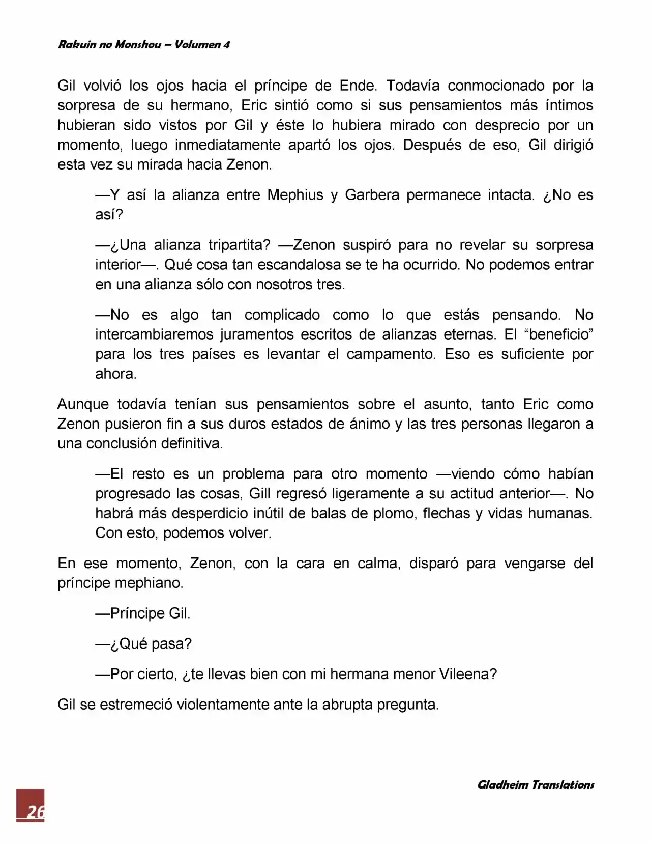 Rakuin No Monshou (Novela) - Capítulo 31 - Página 26 - LectorTMOo