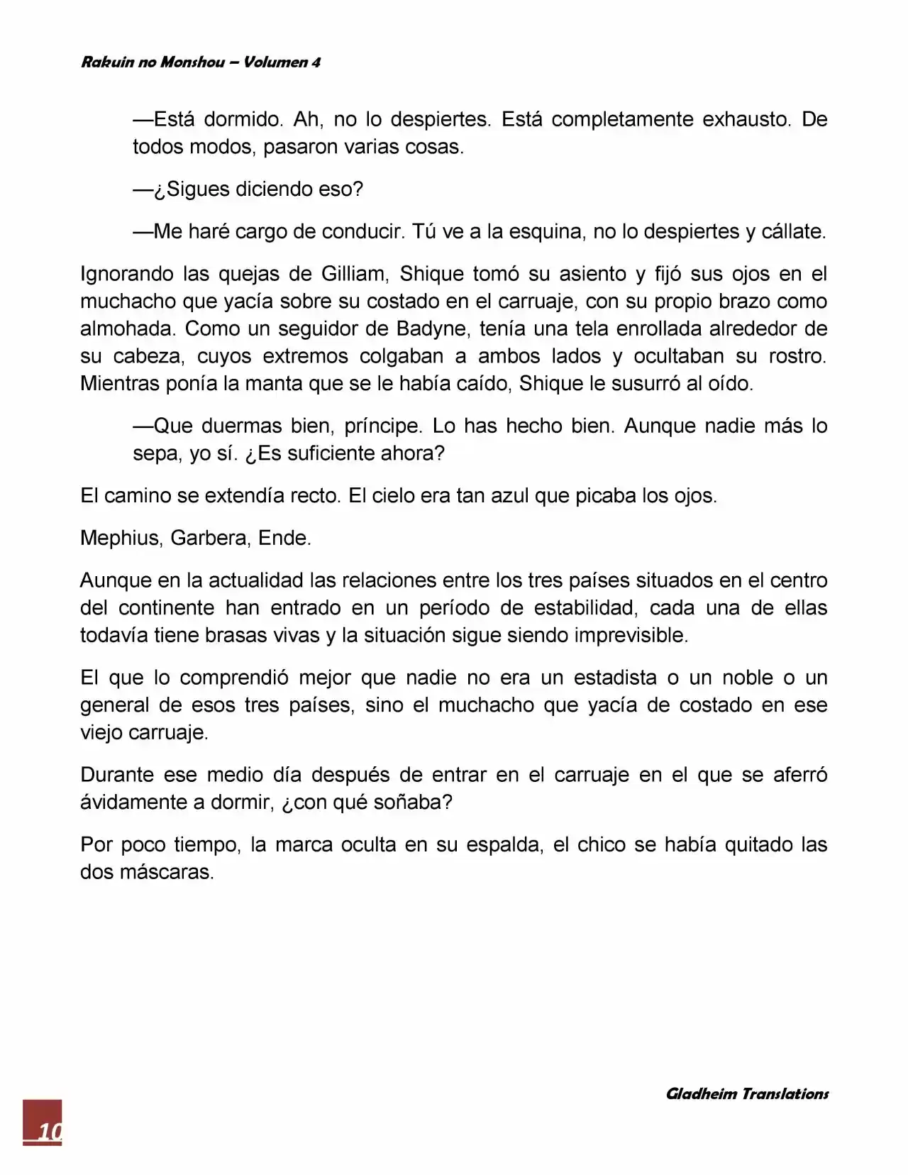 Rakuin No Monshou (Novela) - Capítulo 32 - Página 10 - LectorTMOo
