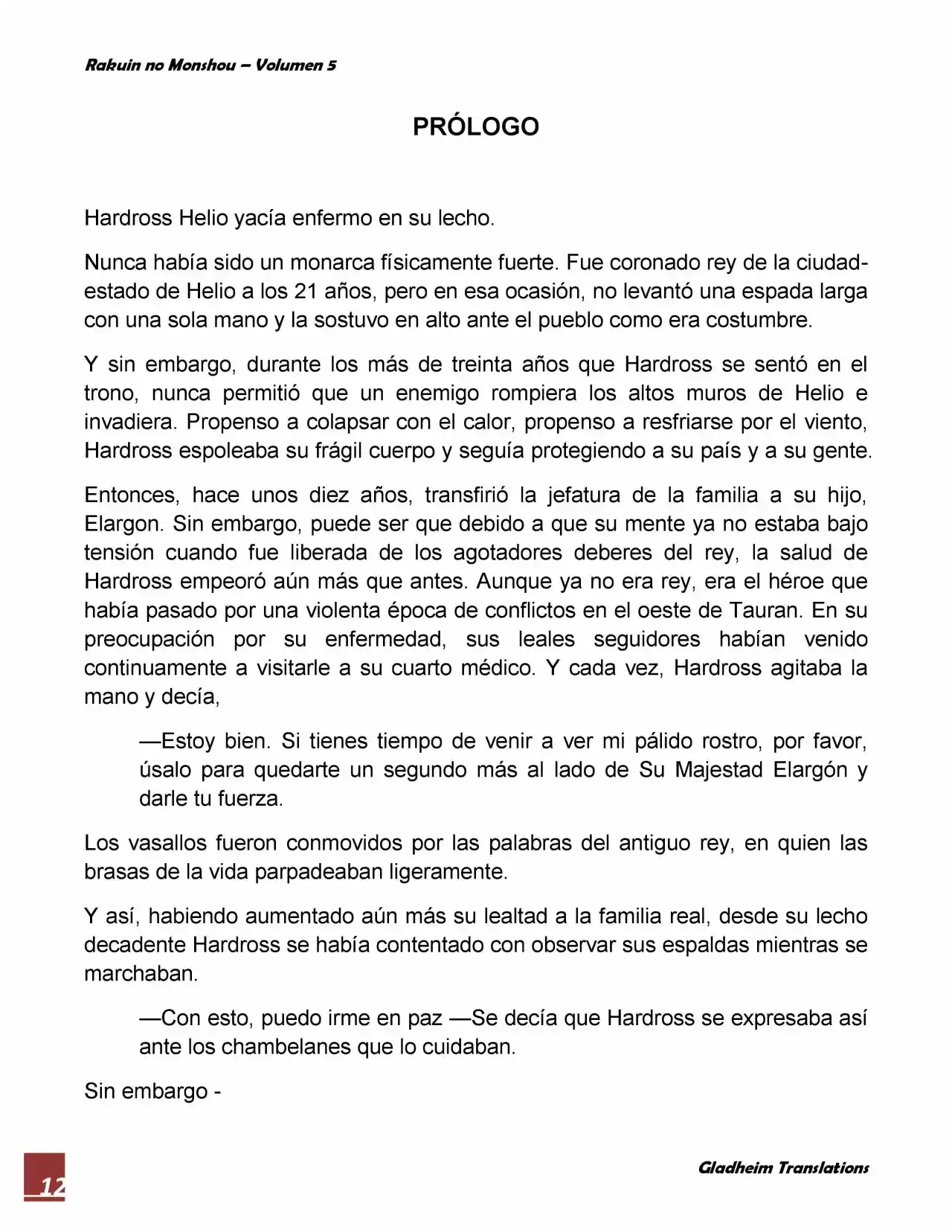 Rakuin No Monshou (Novela) - Capítulo 33 - Página 12 - LectorTMOo