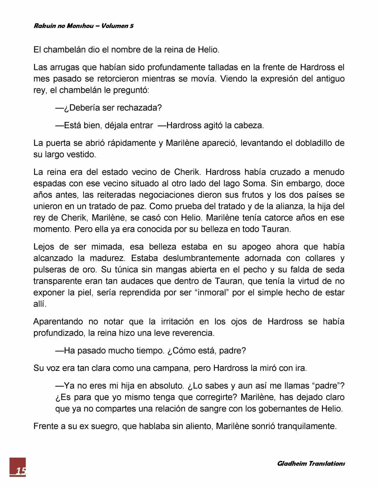 Rakuin No Monshou (Novela) - Capítulo 33 - Página 15 - LectorTMOo