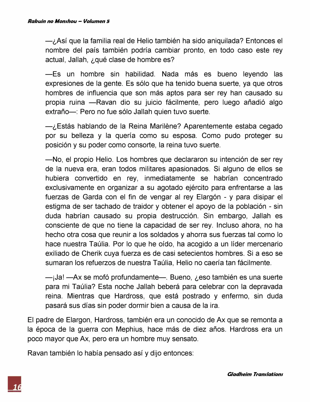 Rakuin No Monshou (Novela) - Capítulo 34 - Página 16 - LectorTMOo