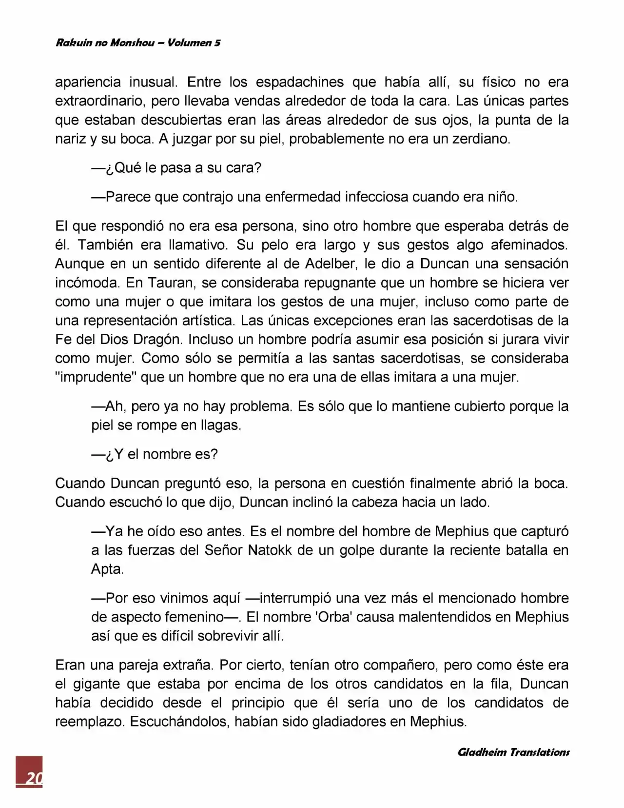 Rakuin No Monshou (Novela) - Capítulo 34 - Página 20 - LectorTMOo