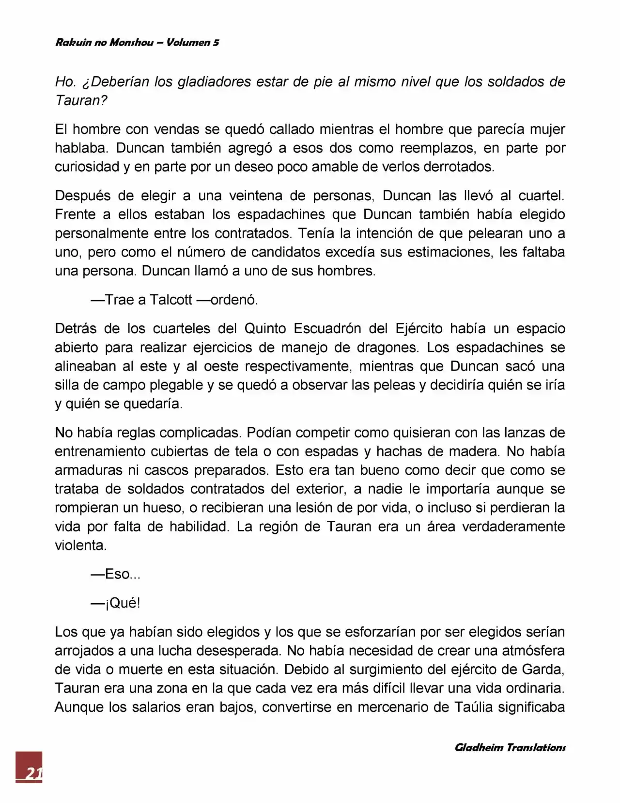 Rakuin No Monshou (Novela) - Capítulo 34 - Página 21 - LectorTMOo