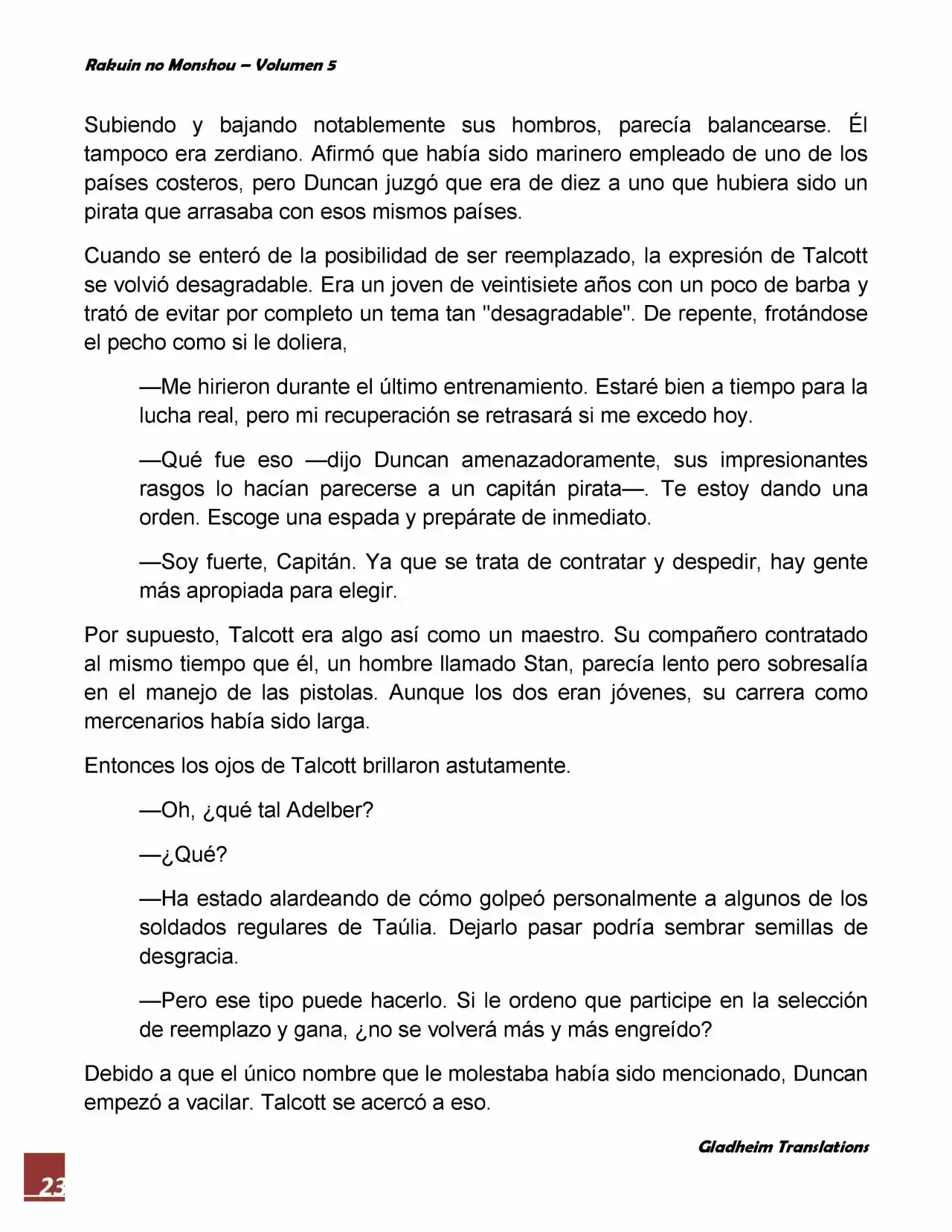 Rakuin No Monshou (Novela) - Capítulo 34 - Página 23 - LectorTMOo