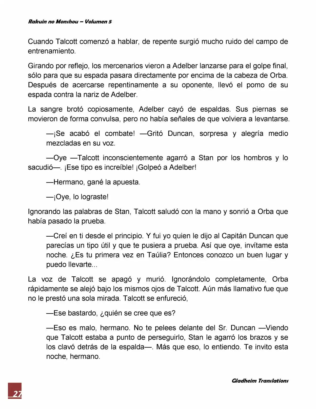 Rakuin No Monshou (Novela) - Capítulo 34 - Página 27 - LectorTMOo