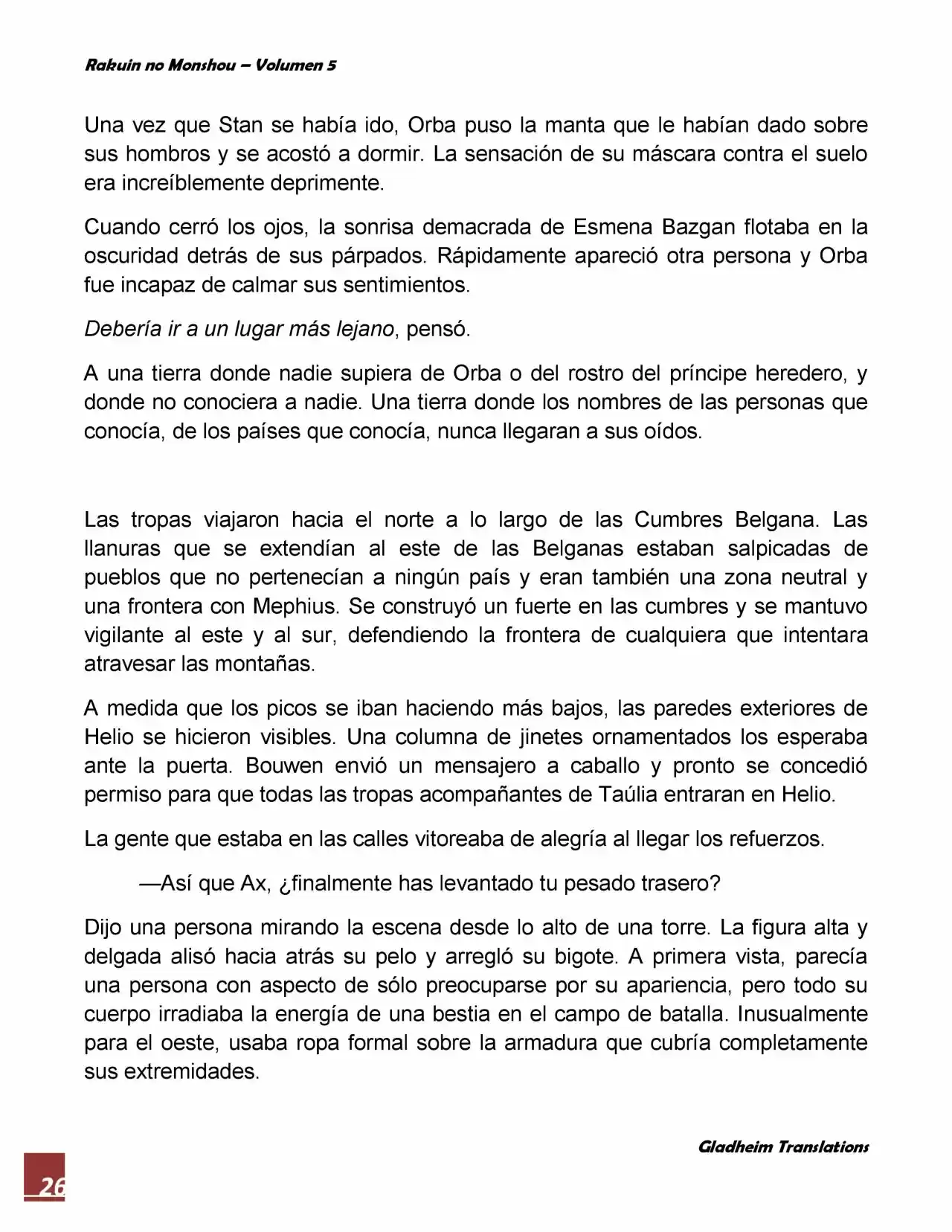 Rakuin No Monshou (Novela) - Capítulo 35 - Página 26 - LectorTMOo