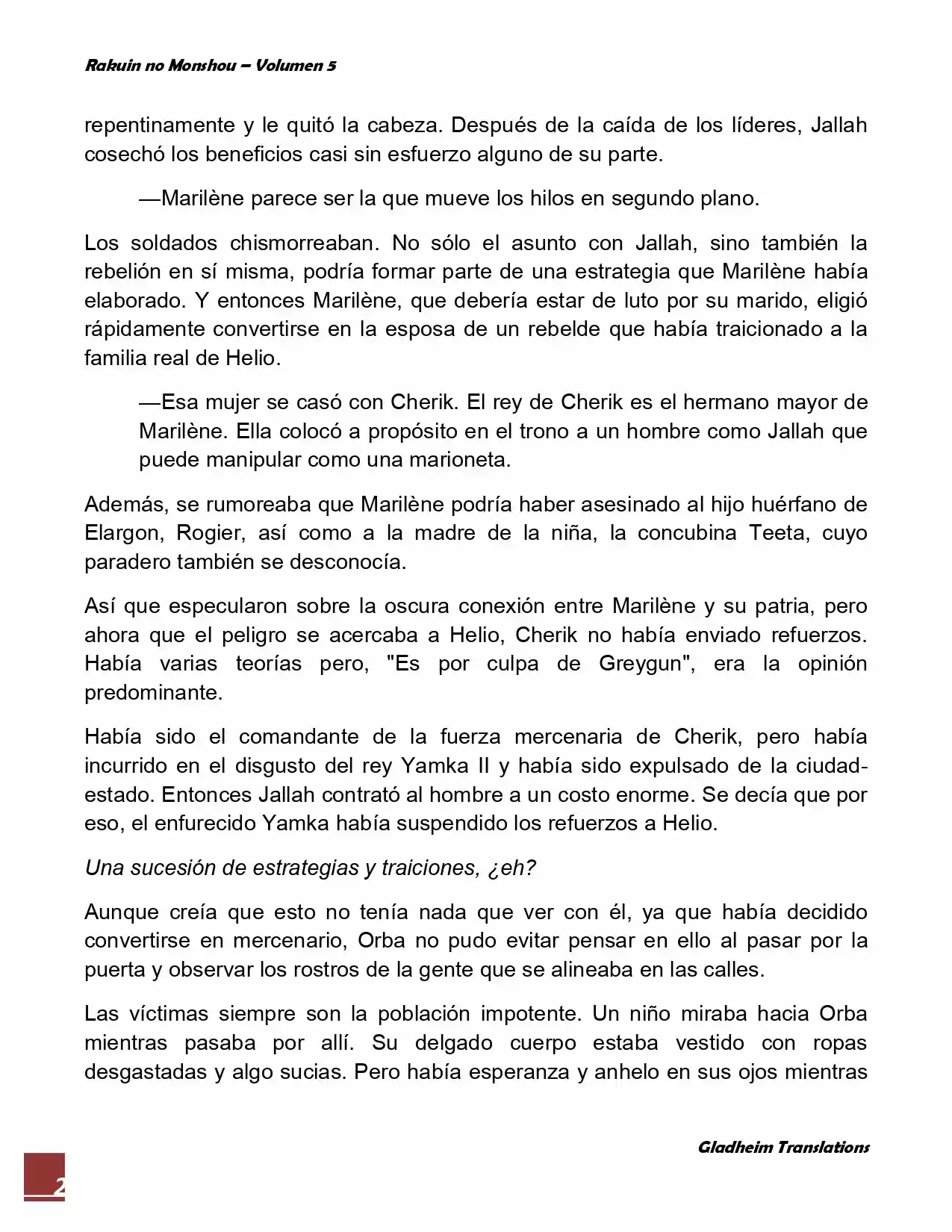 Rakuin No Monshou (Novela) - Capítulo 36 - Página 2 - LectorTMOo