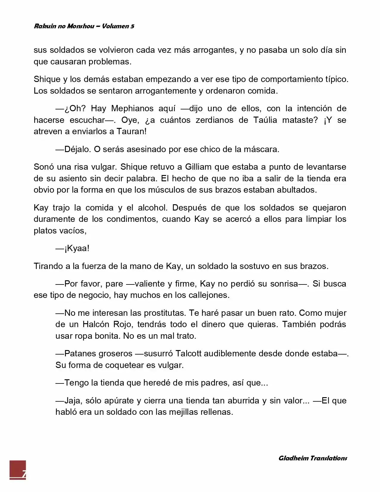 Rakuin No Monshou (Novela) - Capítulo 36 - Página 7 - LectorTMOo