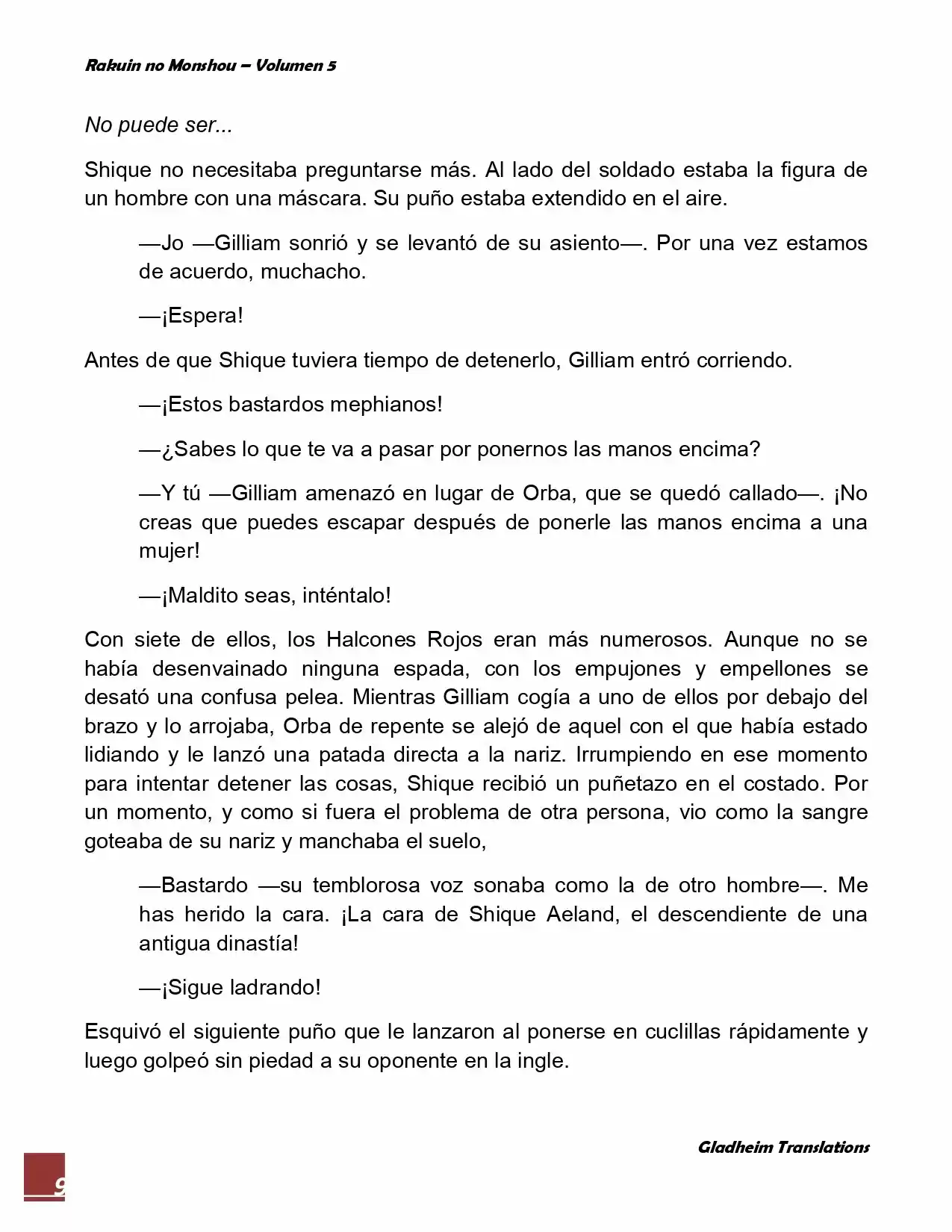 Rakuin No Monshou (Novela) - Capítulo 36 - Página 9 - LectorTMOo