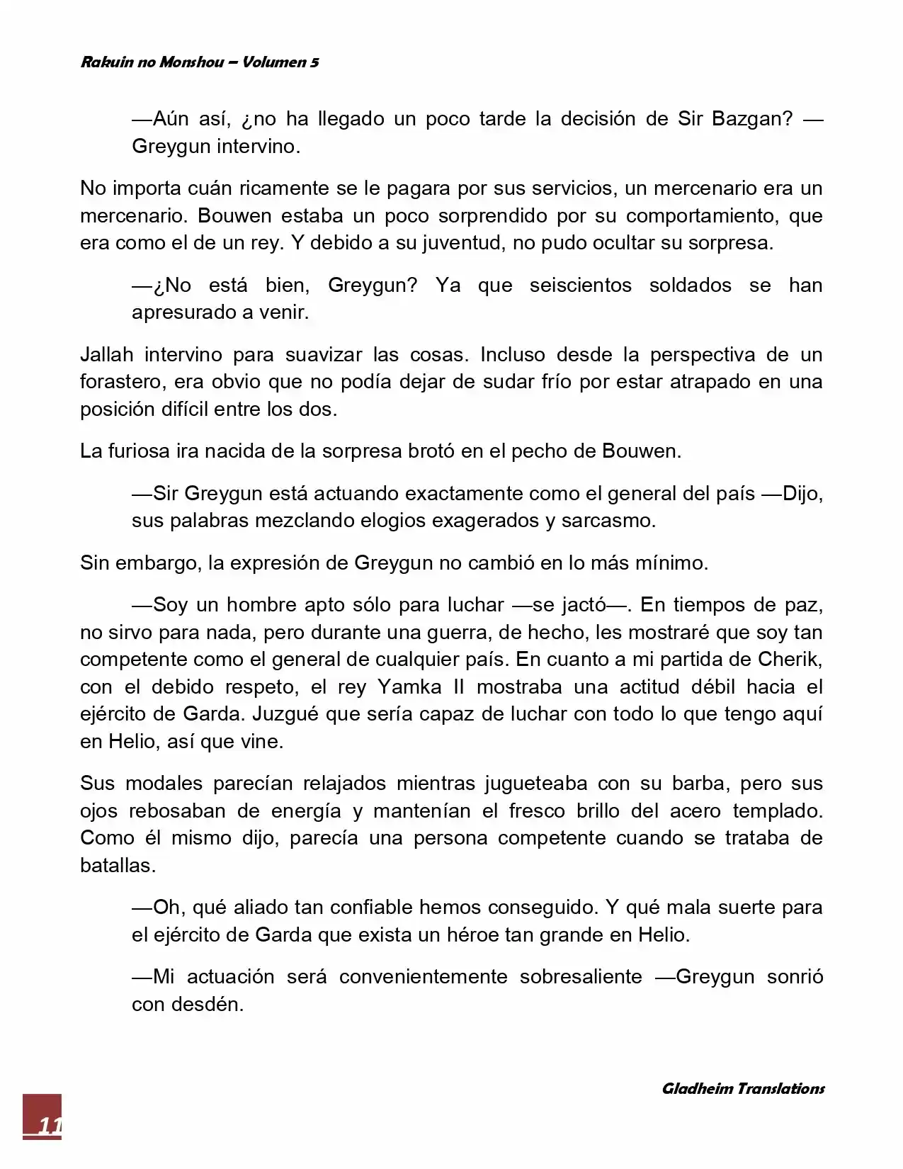 Rakuin No Monshou (Novela) - Capítulo 36 - Página 11 - LectorTMOo