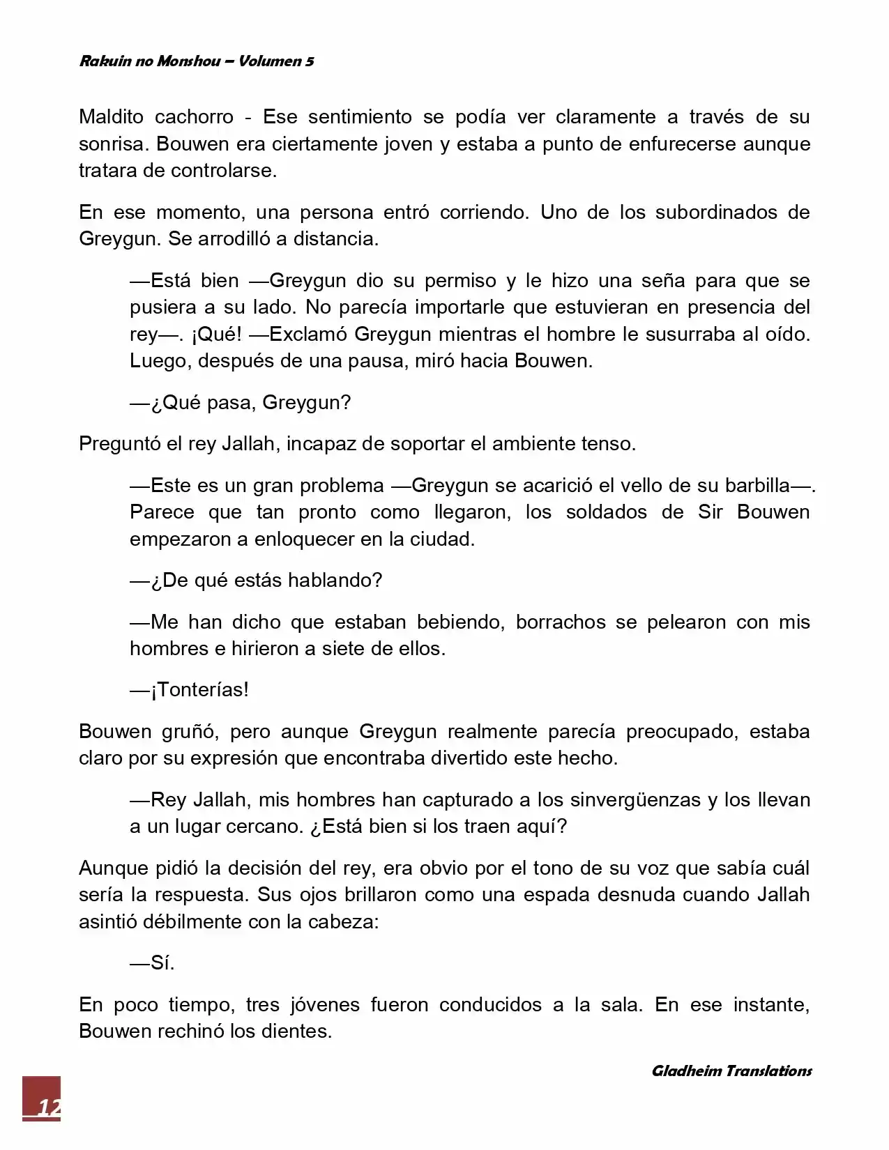 Rakuin No Monshou (Novela) - Capítulo 36 - Página 12 - LectorTMOo